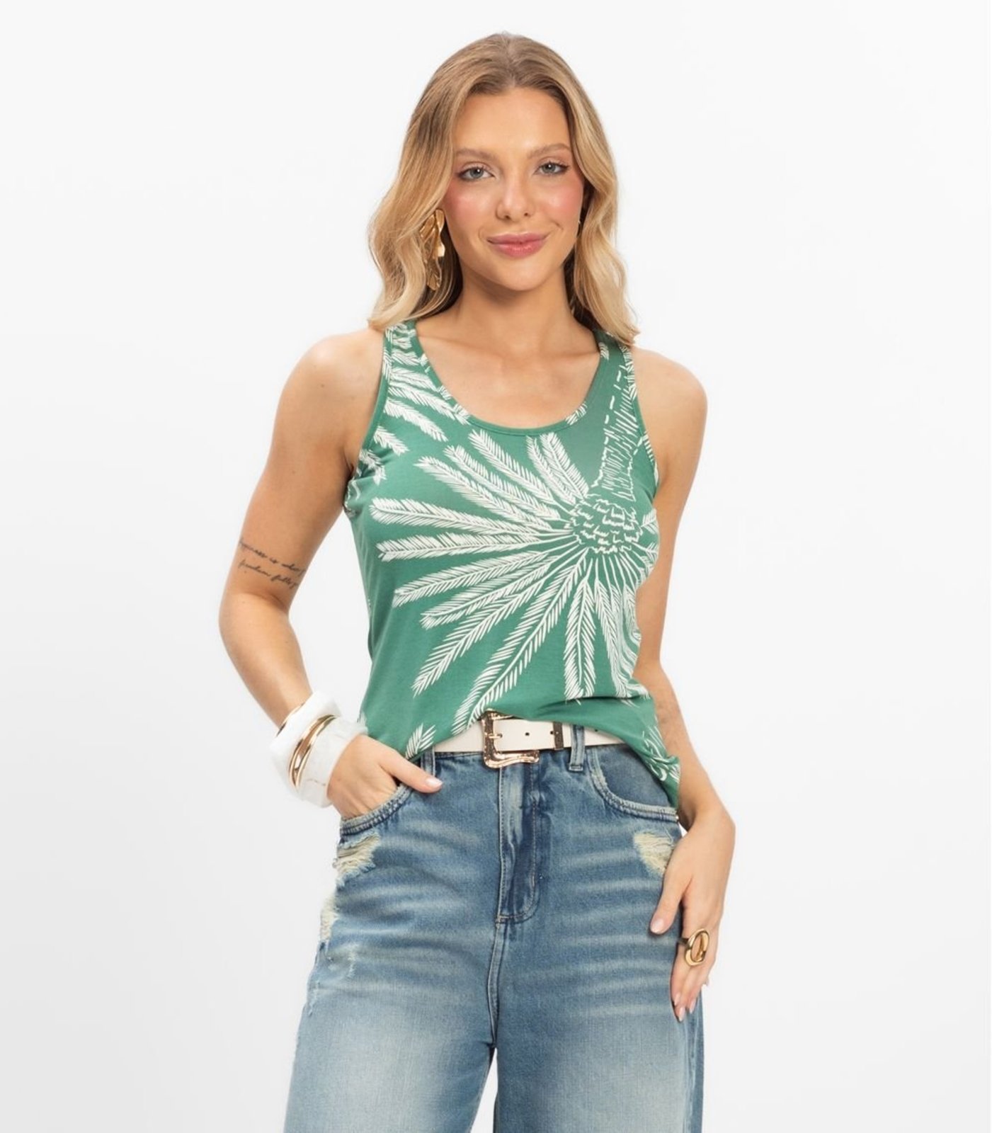 Regata Feminina Viscotorcion Rovitex Verde