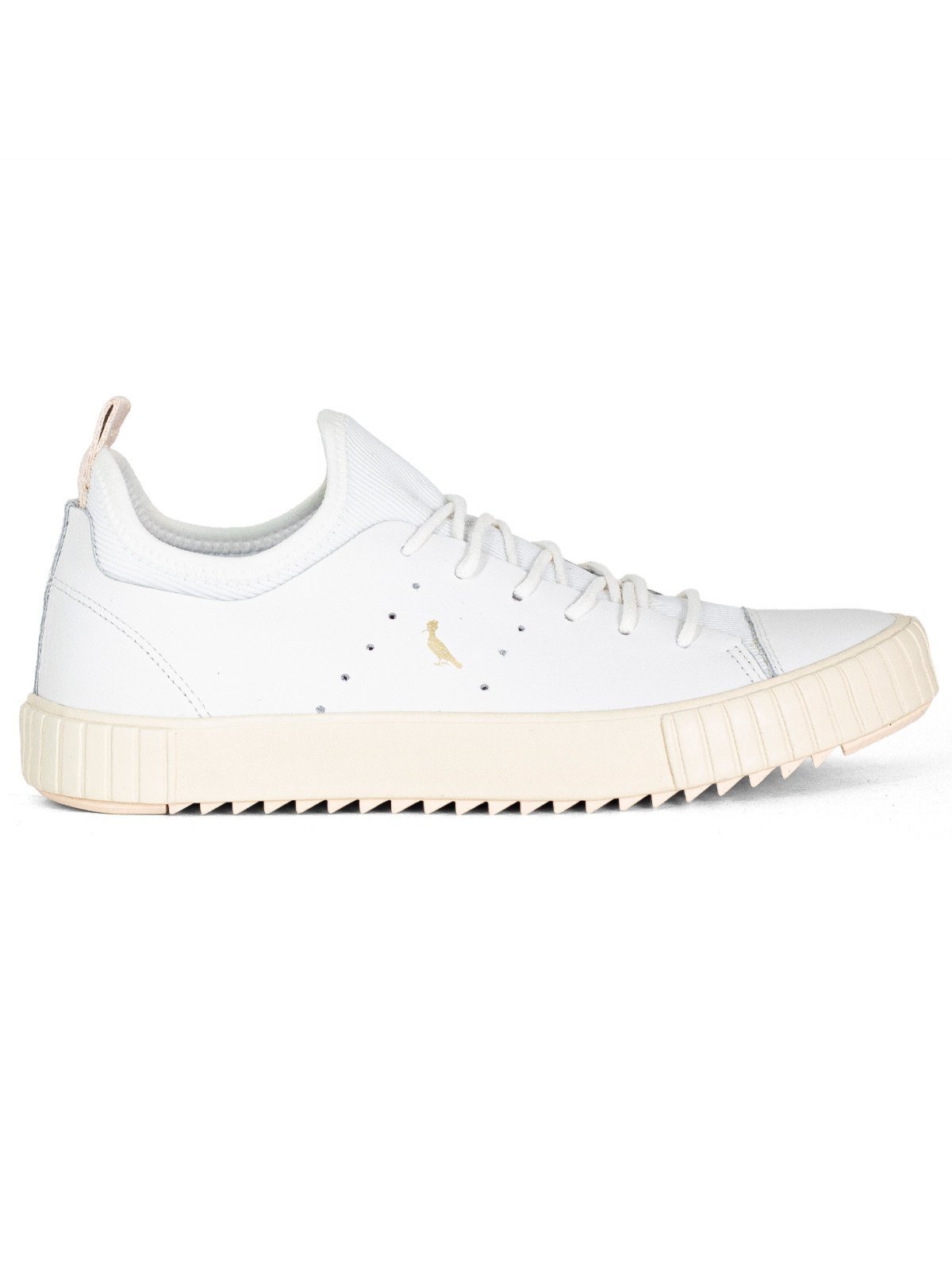Tênis Reserva Go Masculino Astral Casual Couro Urbano Meia Elástica Conforto Branco
