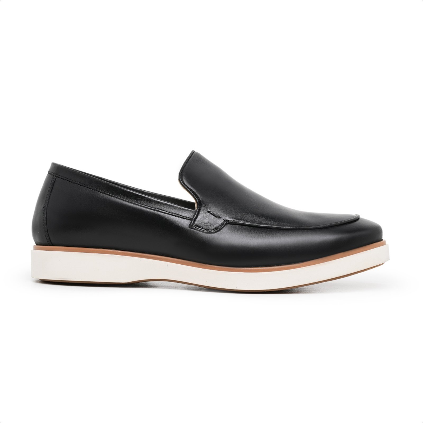 Sapato Casual Loafer Lorenzo Masculino Paulo Vieira Homem cor Preto