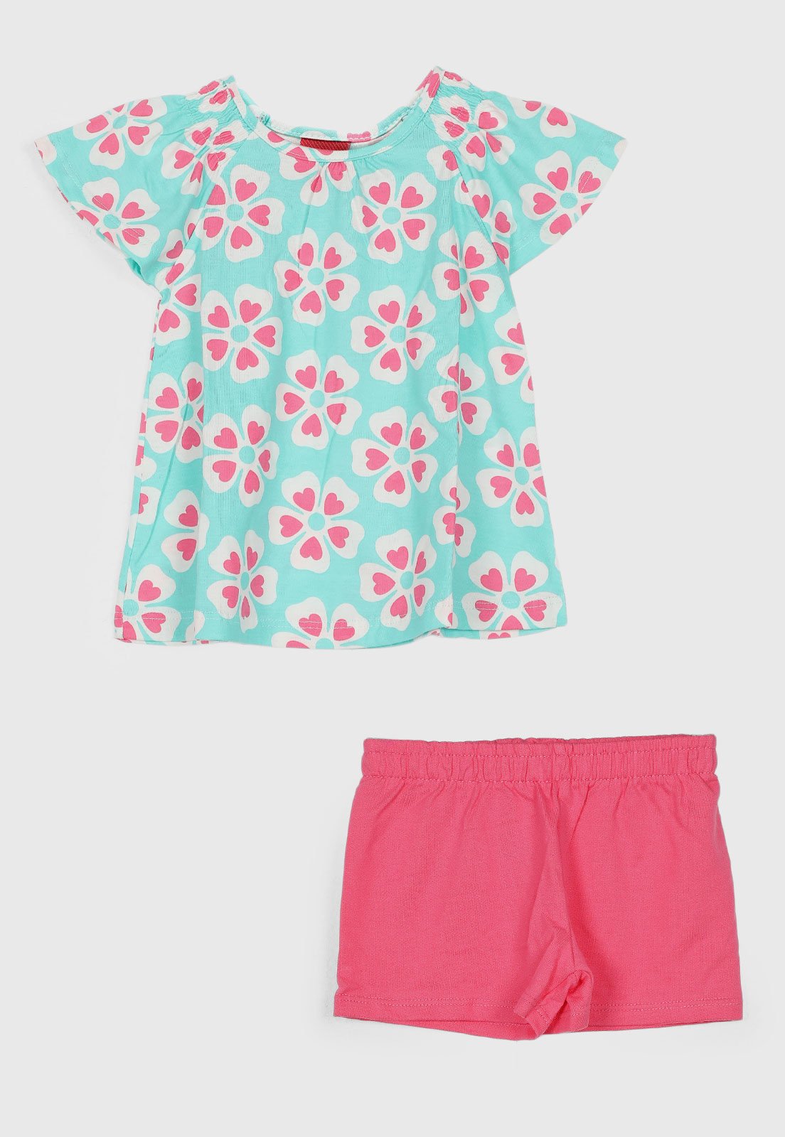 Conjunto Kyly Estampado Floral Azul