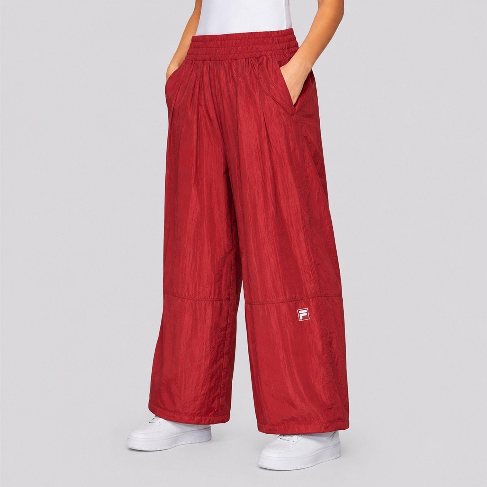 Calça Fila Nylon Classic Sports Feminina Vermelha