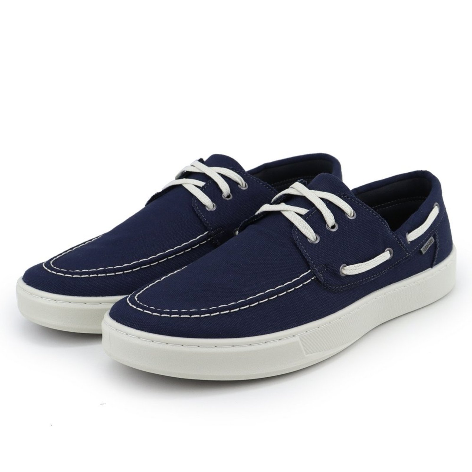 Sapato Masculino Casual Veritimo Dockside Clássico Lona Sapatenis Conforto Leve Azul Marinho