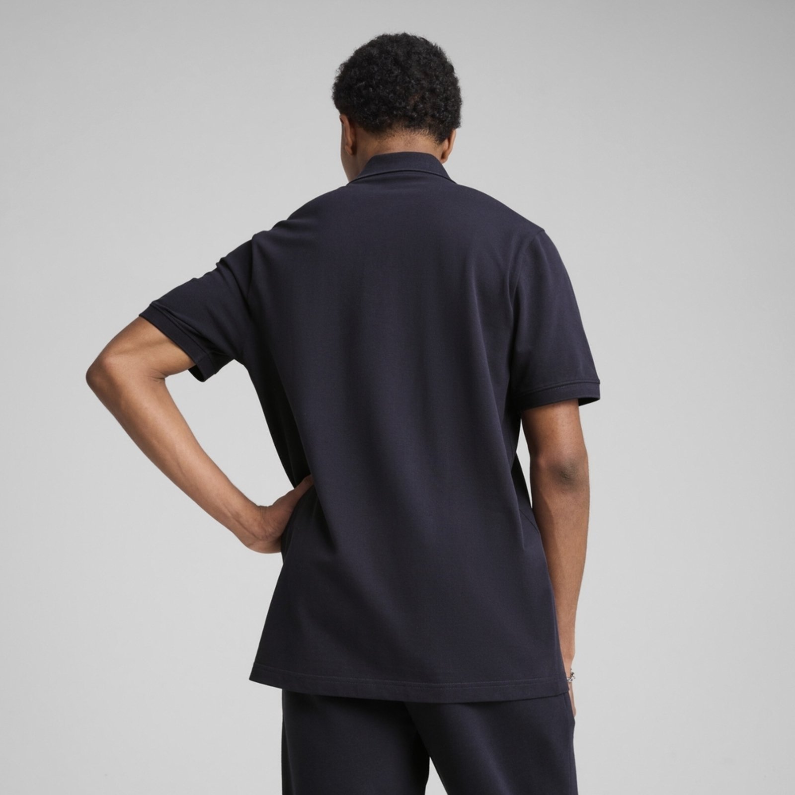 Vista 3 Camisa Polo Essentials Pique Masculina Puma branco Puma branco