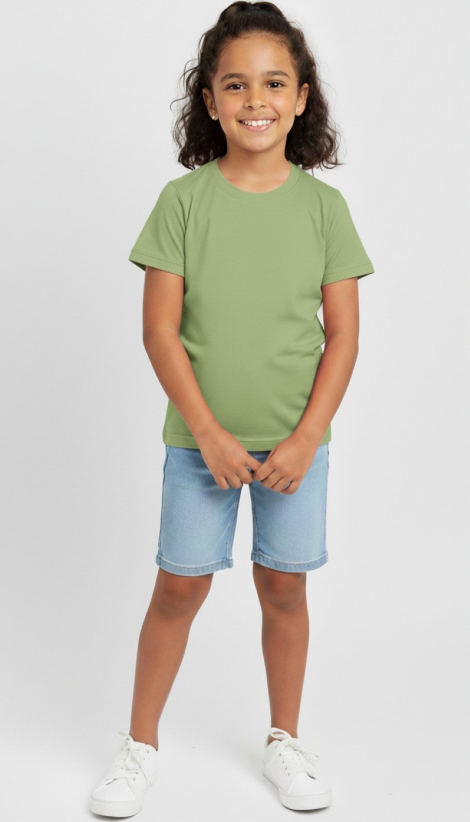 Infantil - Camiseta D Bell Outlet Fashion Manga Curta Verde