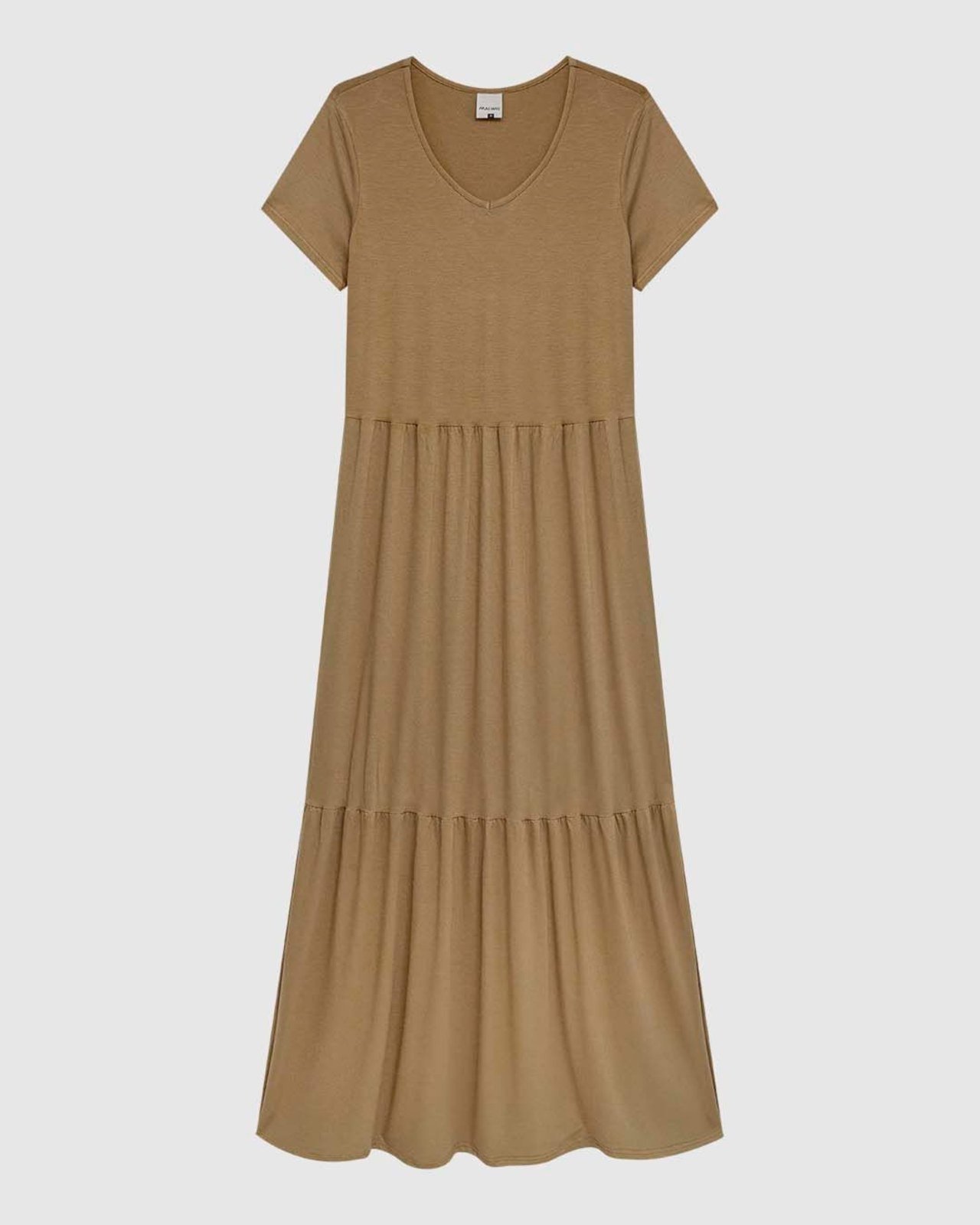 Vestido Longo Feminino Marias Em Viscose Stretch