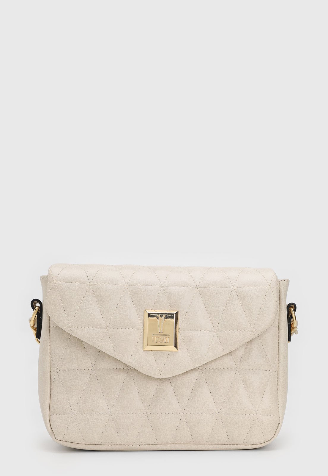 Bolsa Tiracolo Vizzano Alça Corrente Off-White