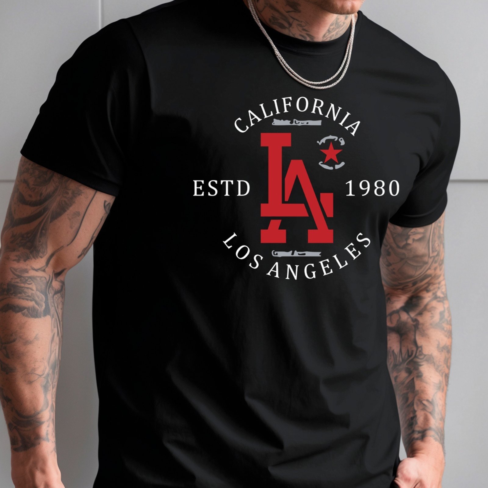 Camisa Masculina Algodão Camiseta Estampada Casual