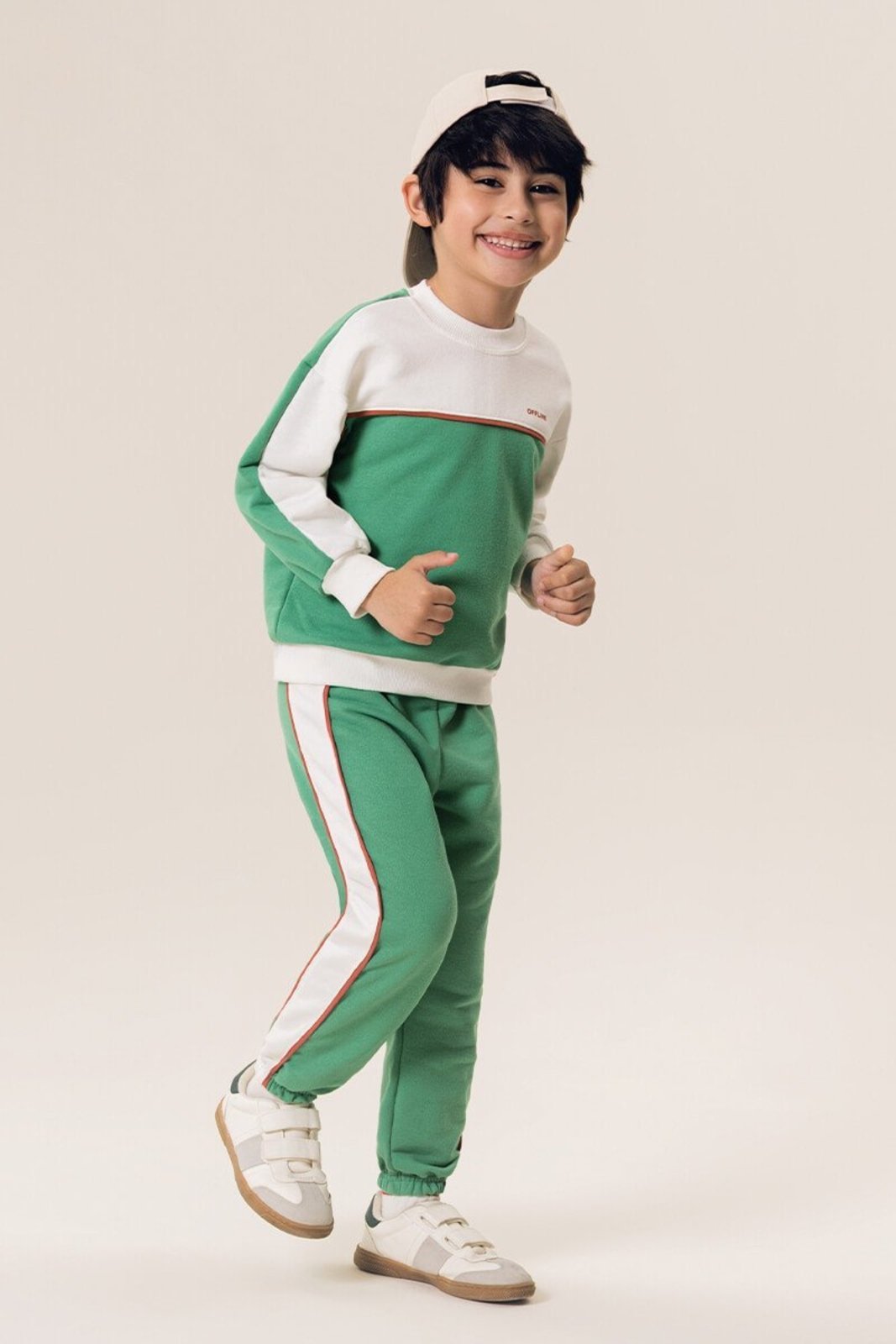 Infantil - Conjunto Menino Bugbee Casaco e Calça Esportivo em Moletom