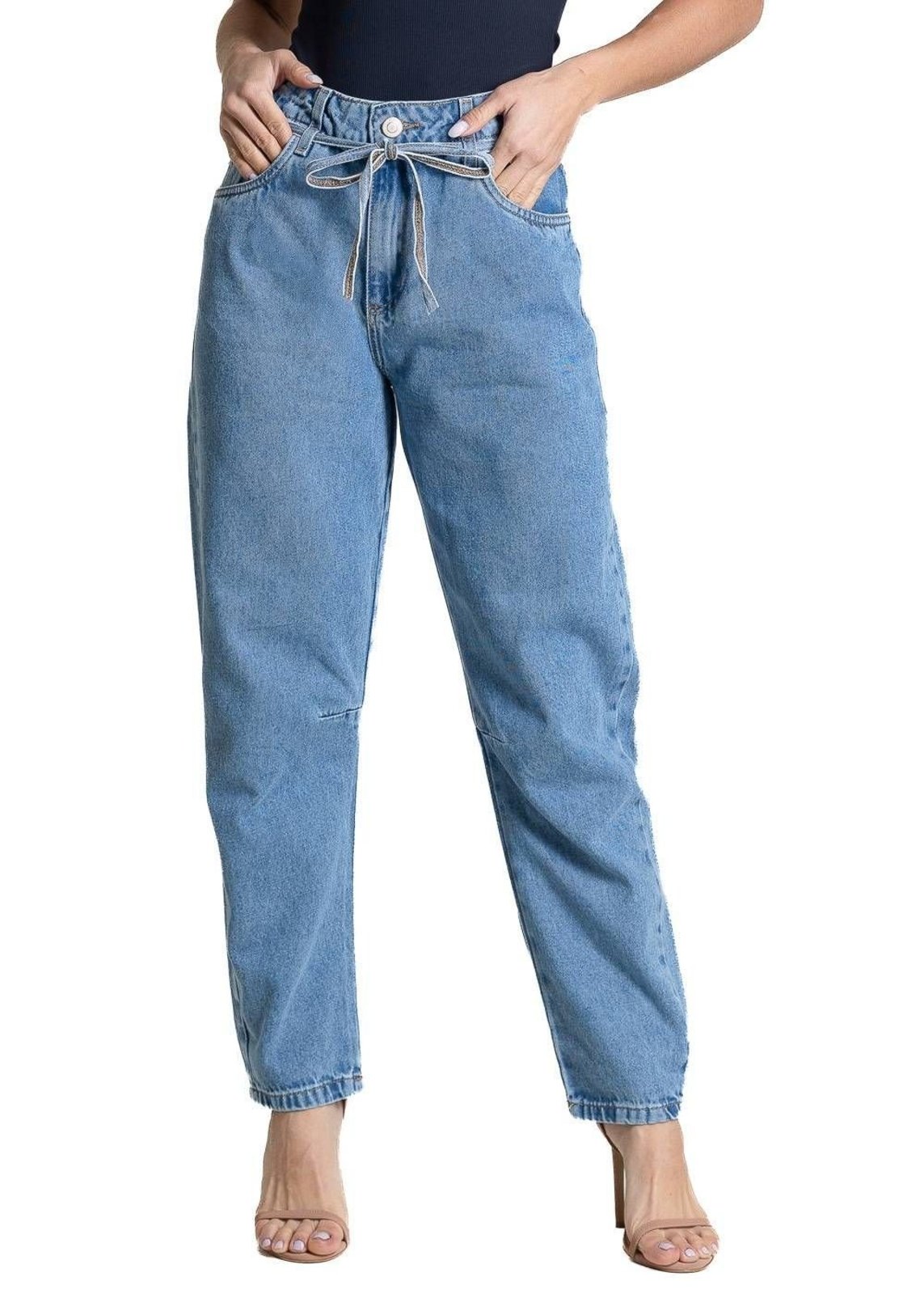 Calça Jeans Sawary Barrel - 283728 - Azul - Sawary