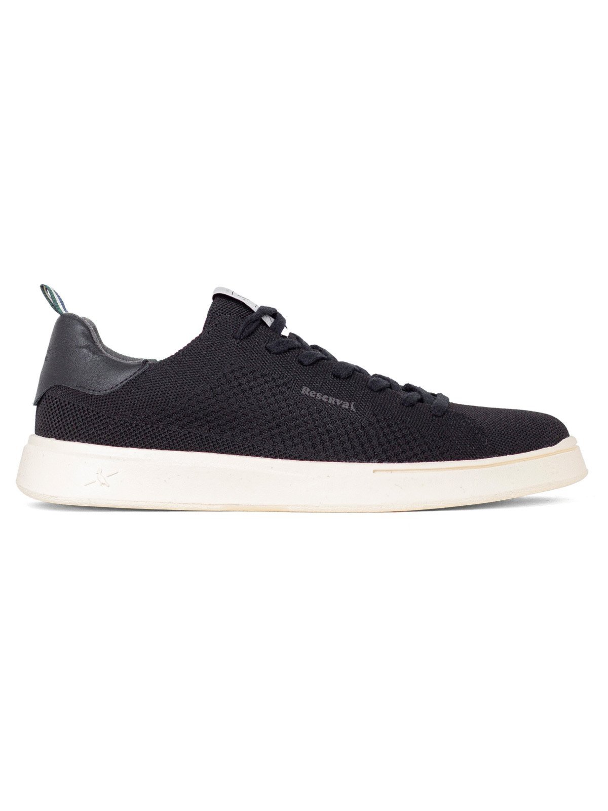 Tênis Masculino Reserva Go Casual Classic Knit Confortável Tecido Preto