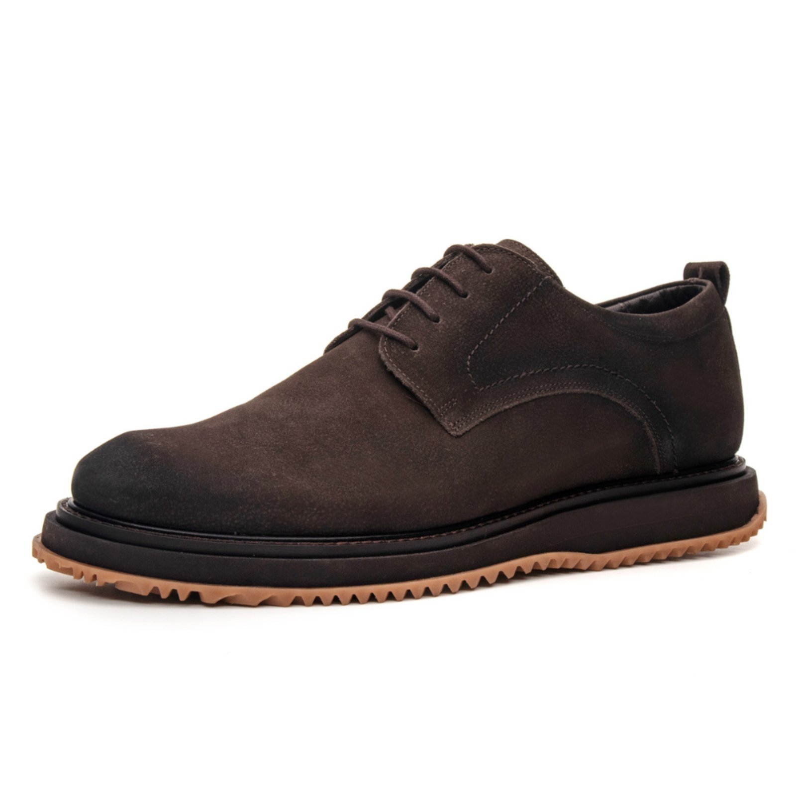 Sapato Derby Henry Em Couro Selaria Café Coronello