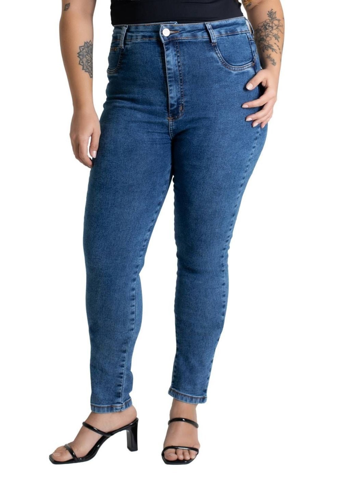 Calça Jeans Sawary Push Up Plus Size – 279960 – Azul – Sawary