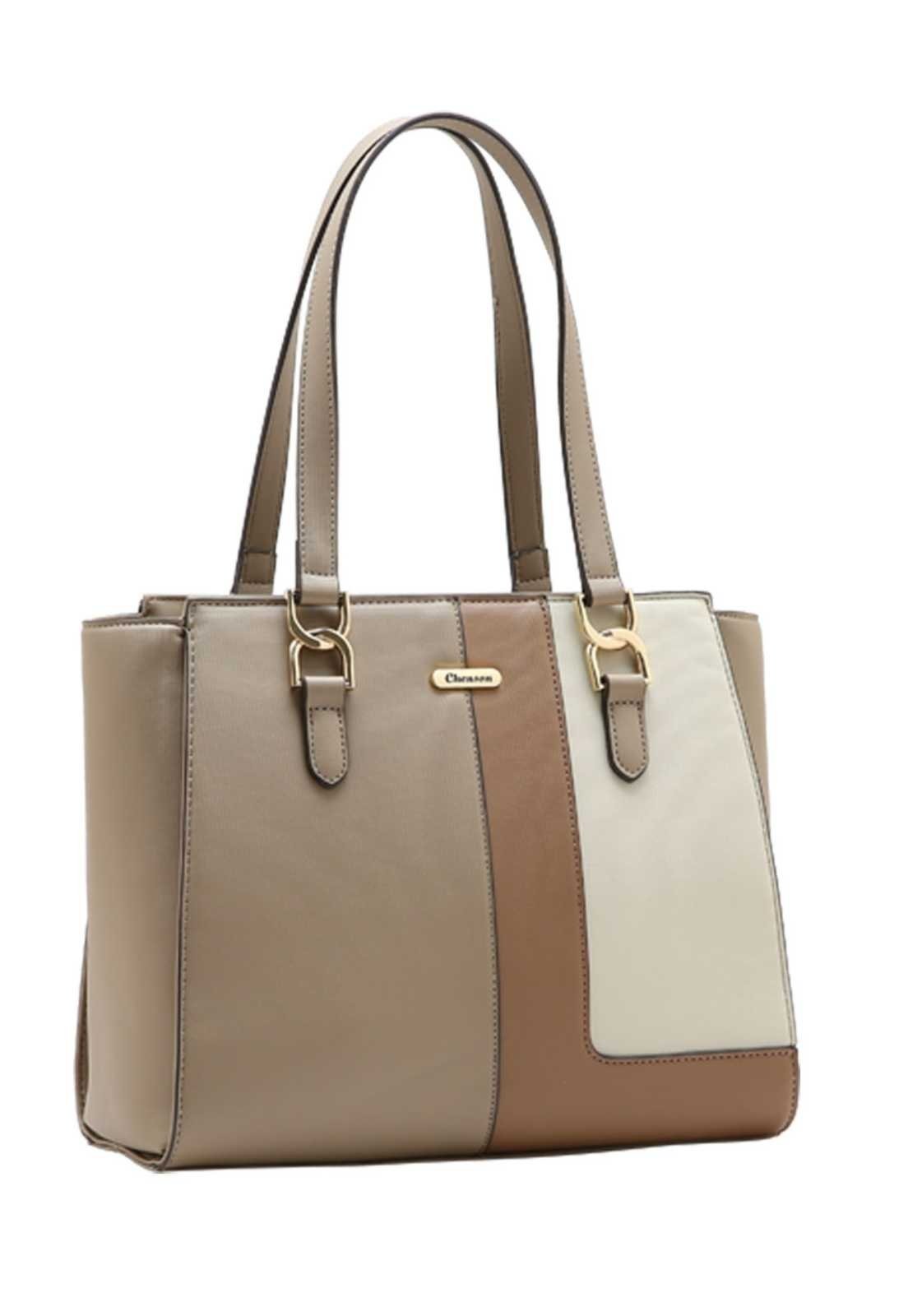 Bolsa Feminina Chenson Ombro Patchwork 3485931 Natural