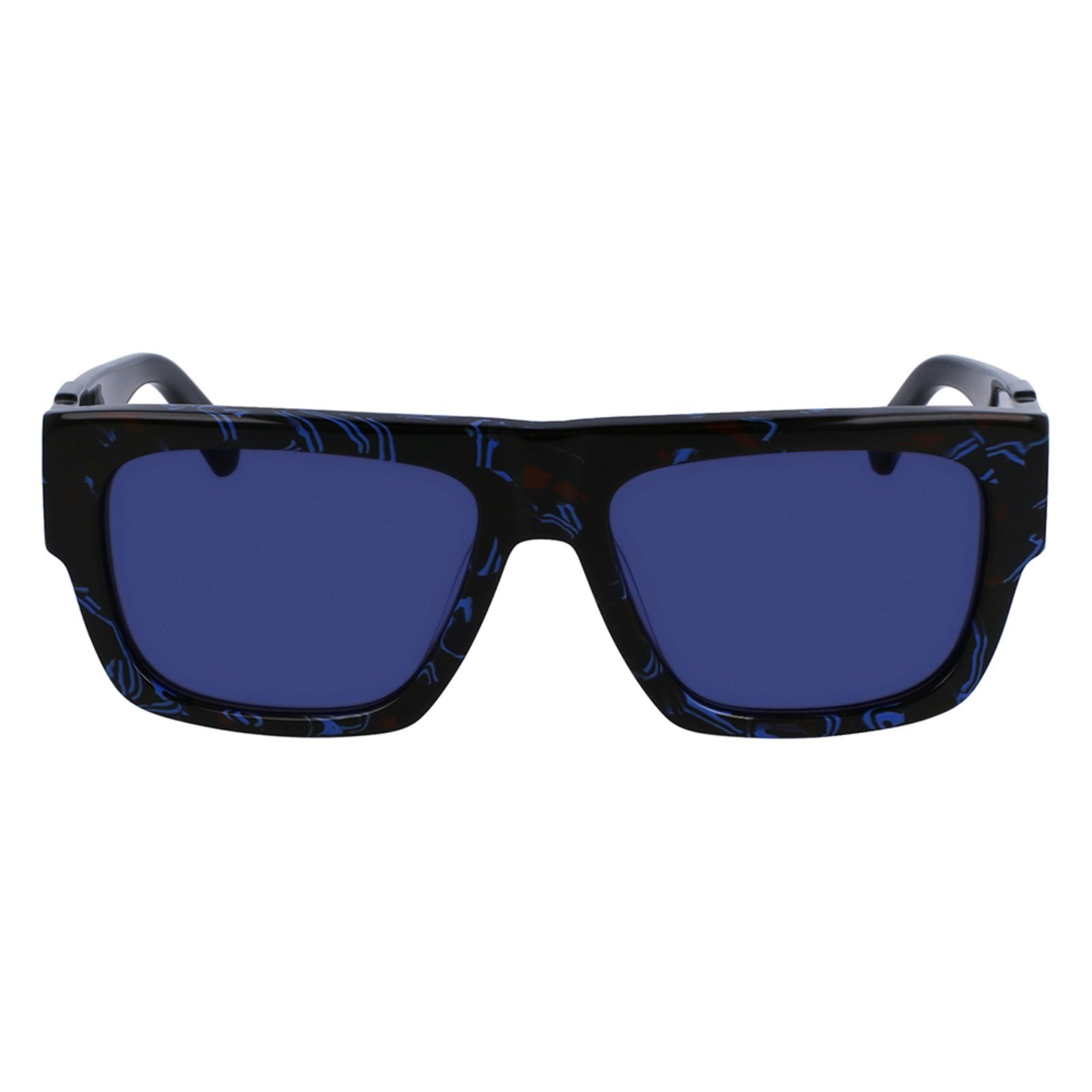 Vista 3 Óculos de Sol Calvin Klein Jeans CKJ23654S 400 azul Calvin Klein Jeans azul