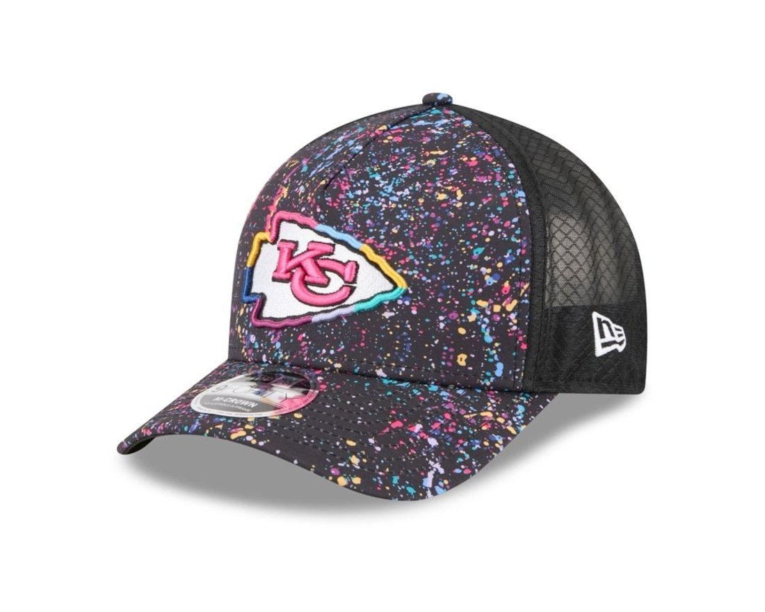 Bone New Era 9FORTY M-Crown A-Frame Kansas City Chiefs NFL Preto
