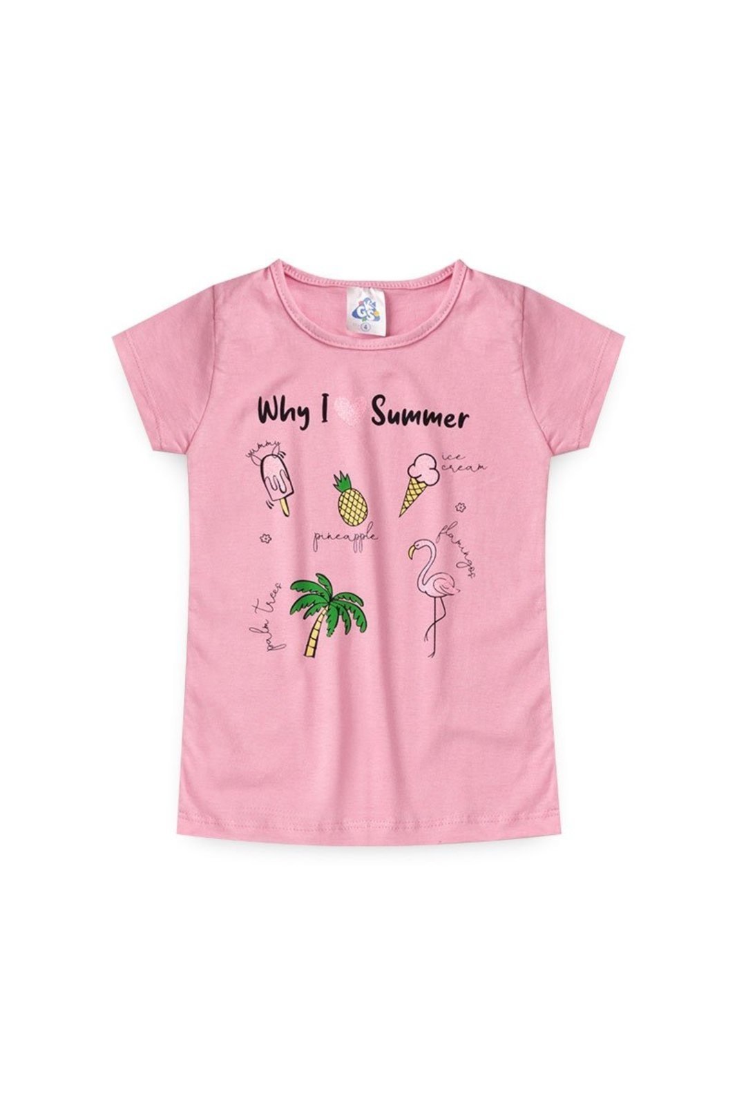 Infantil – Conjunto de Verão para Menina Blusa e Shorts – GKS
