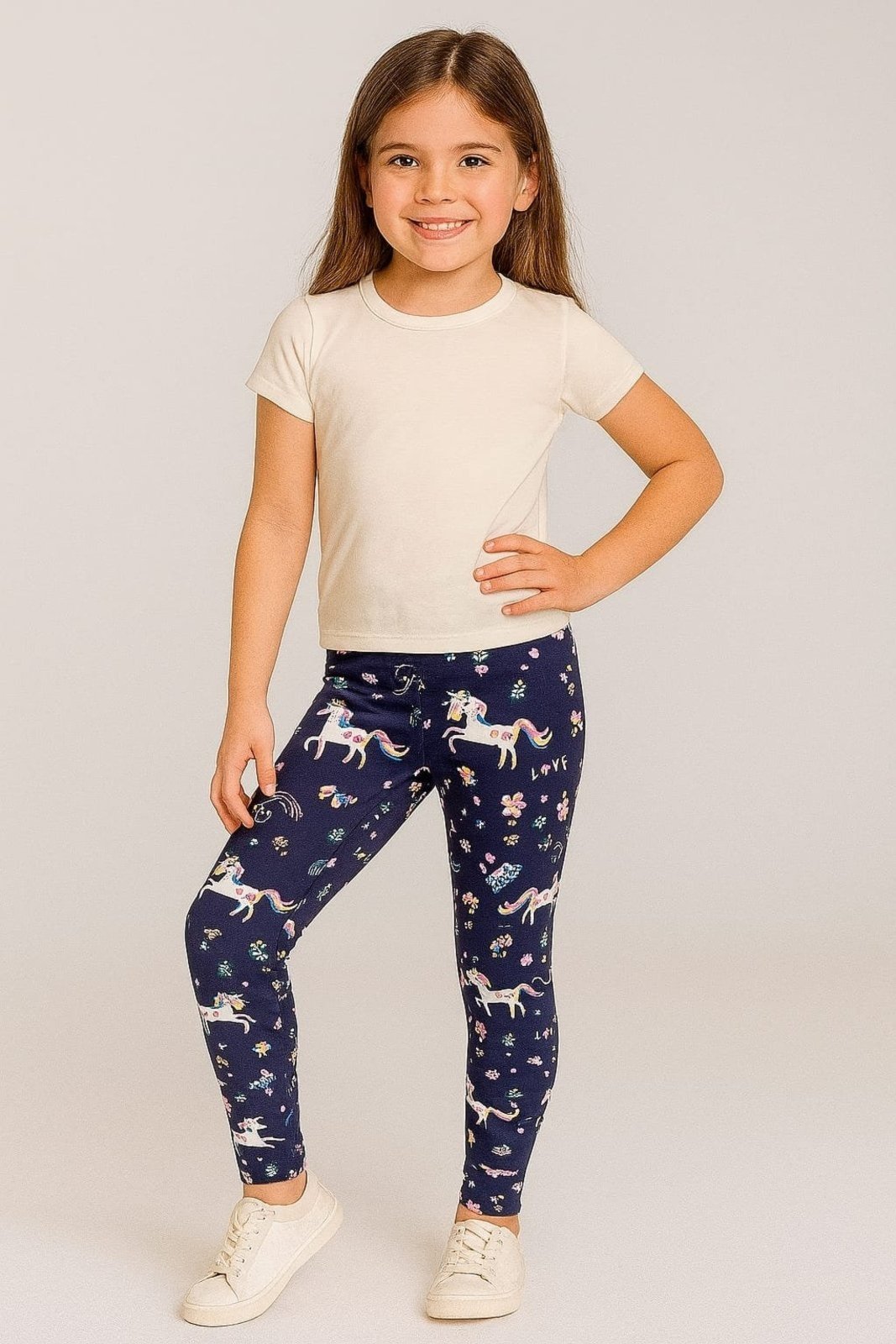 Infantil - Legging Bem Vestir Feminina Azul Marinho