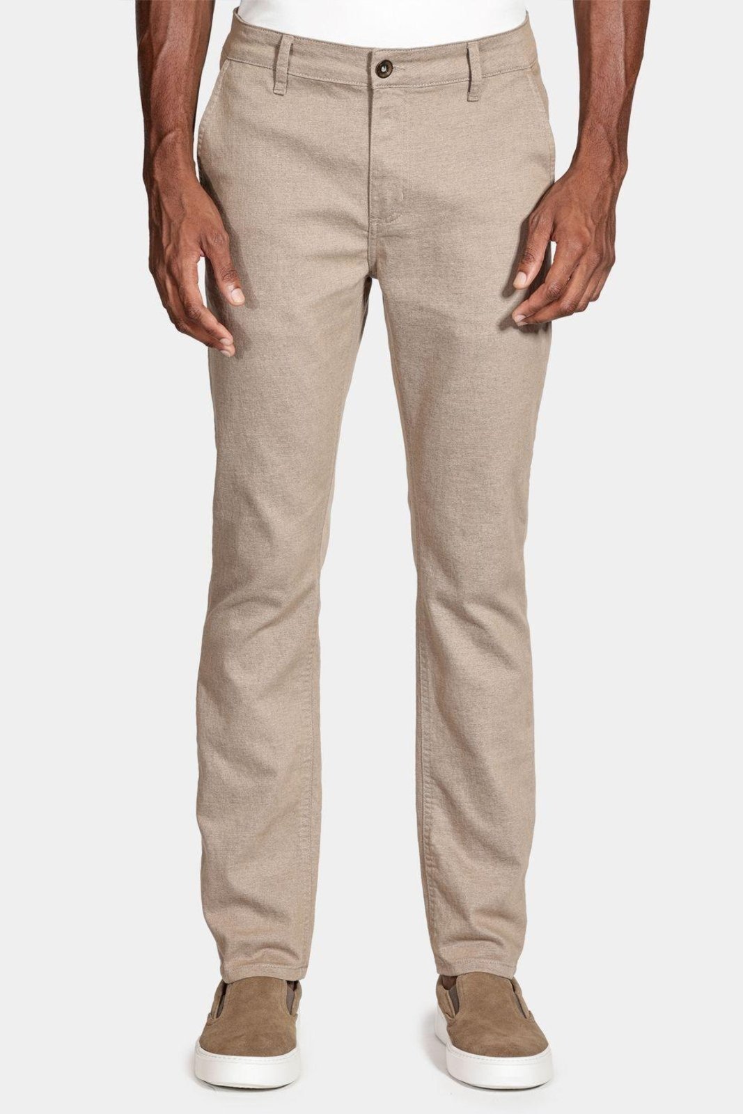 Calça Aramis Chino Bolso-Faca Moline Caqui - 42