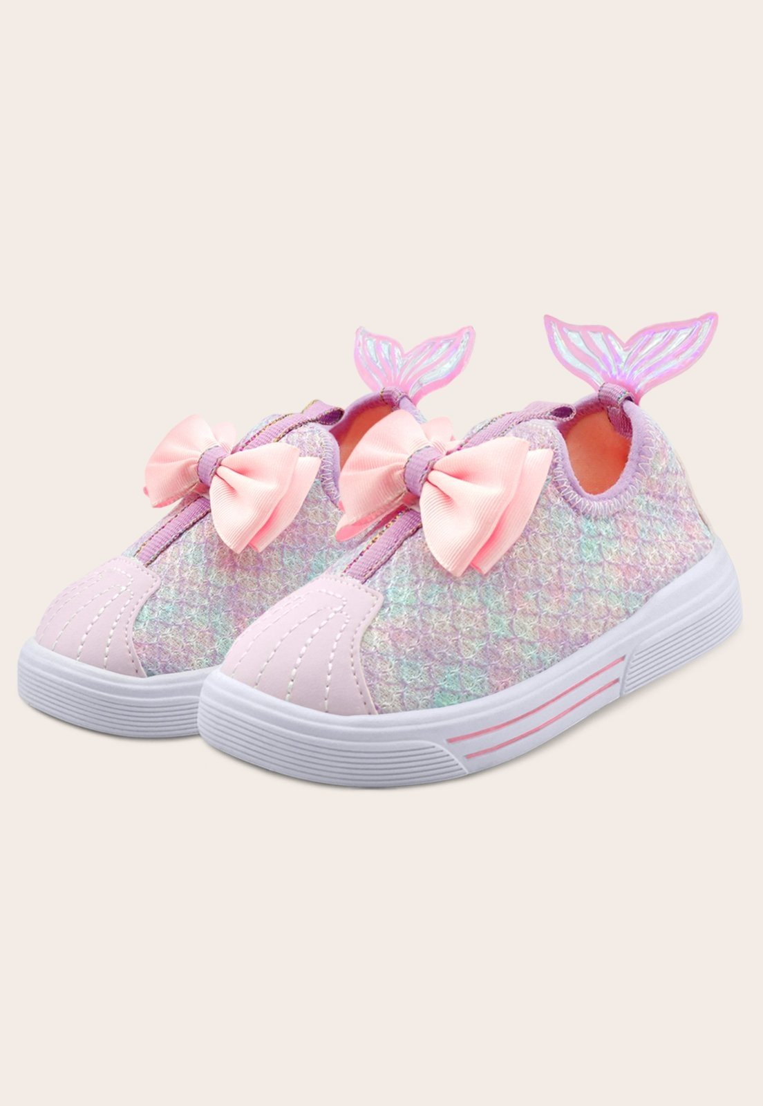 Infantil – Tênis Menina Sereia Calce Fácil Laço Mzkid