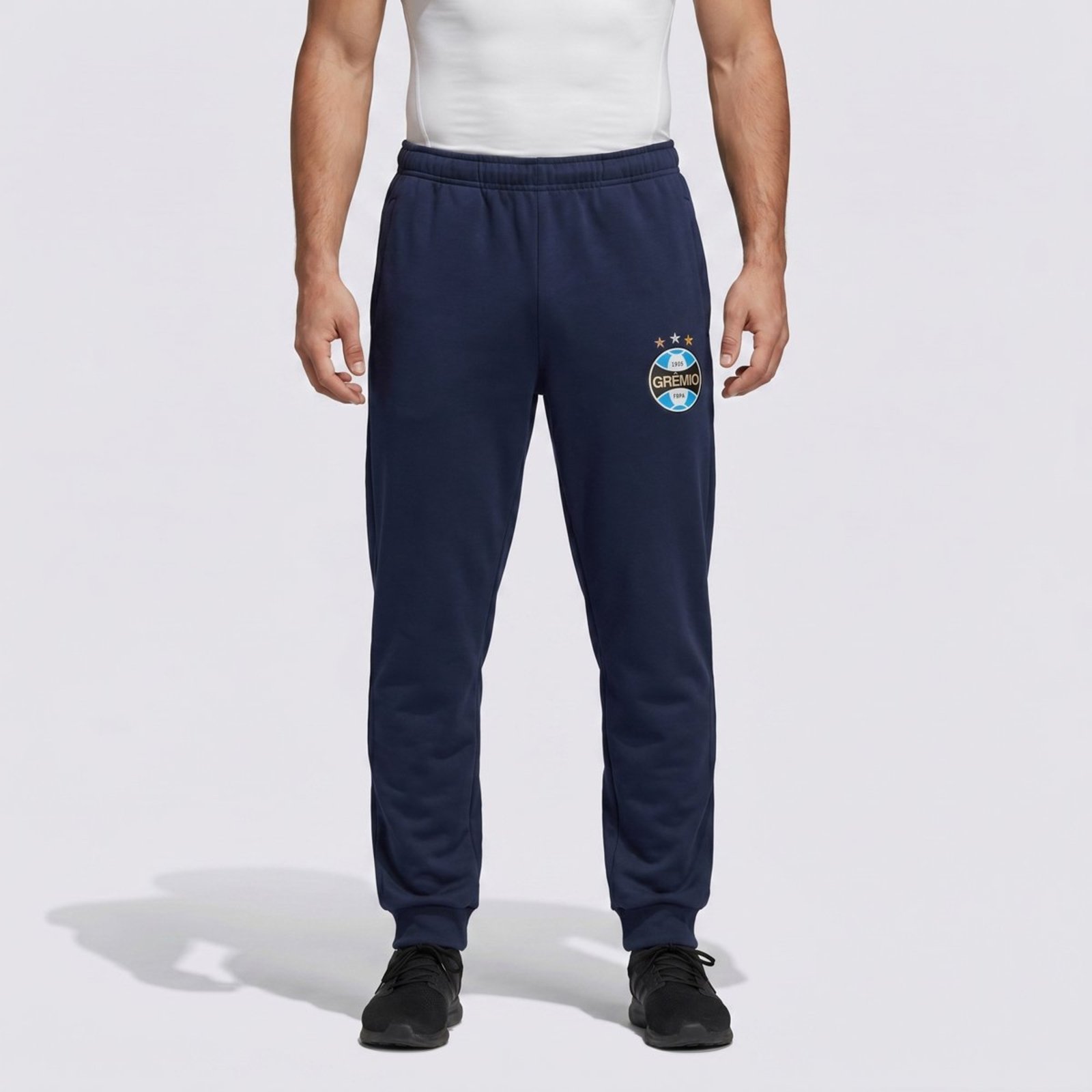 Calça Moletom Grêmio Retrô Azul