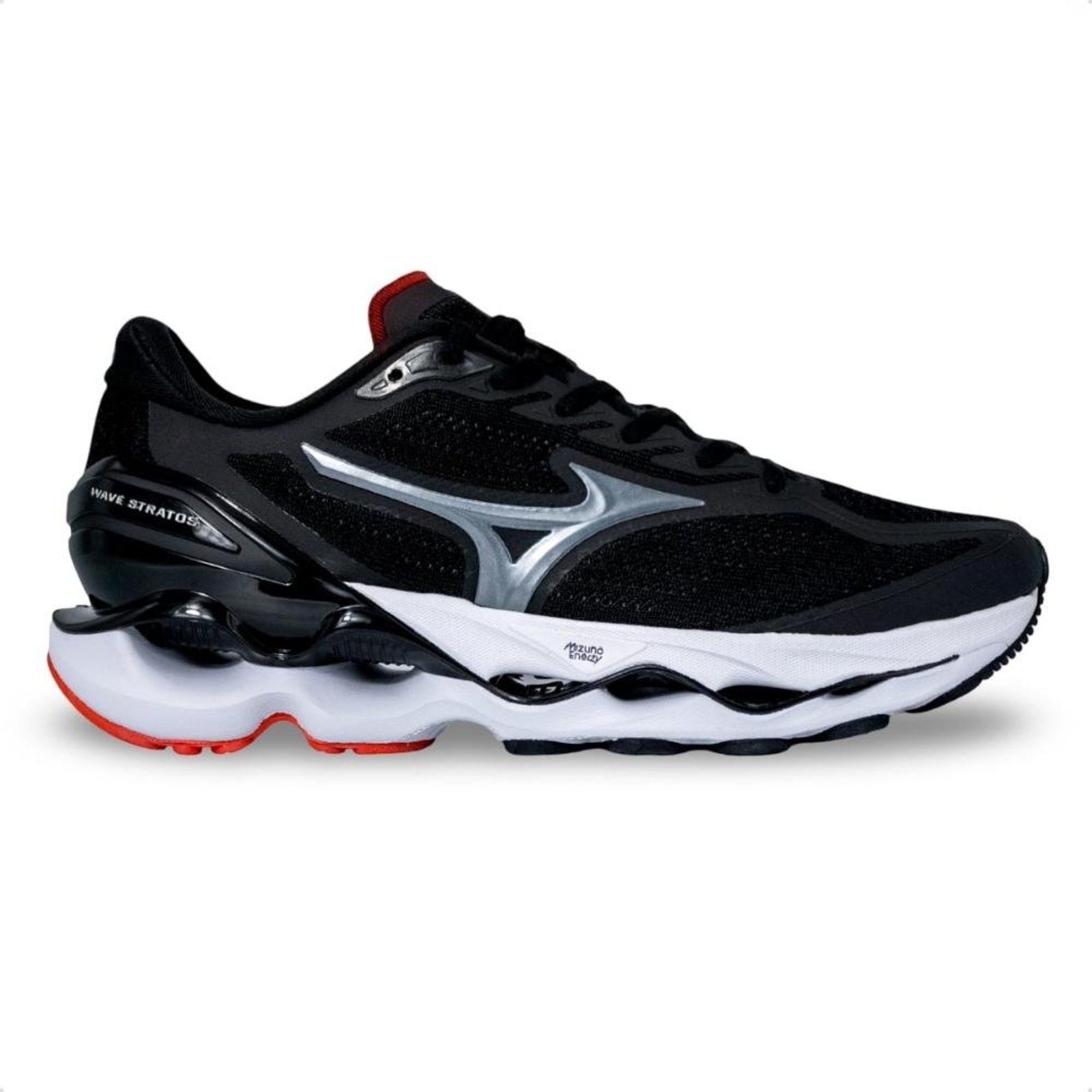 Tênis Mizuno Masculino Wave Stratos 4 Corrida Preto