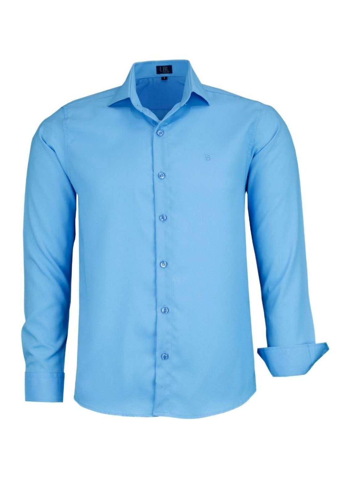 Camisa Amil Sem Bolso Masculina Longa Casual Não Amassa 3015