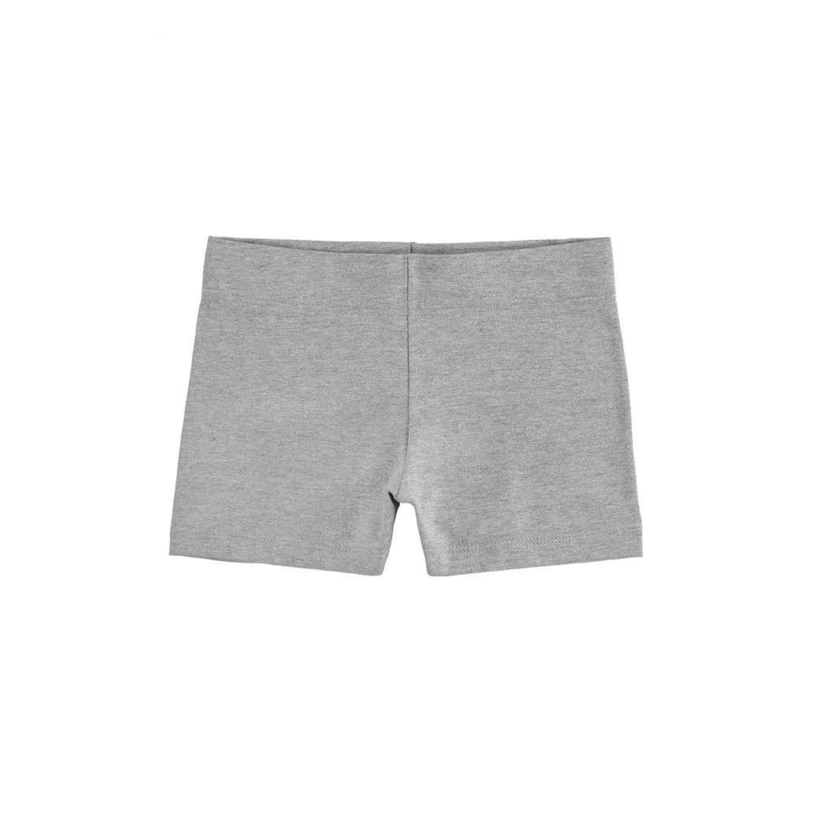 Infantil - Shorts Menina Elastano Cinza Lilimoon 10 Cinza