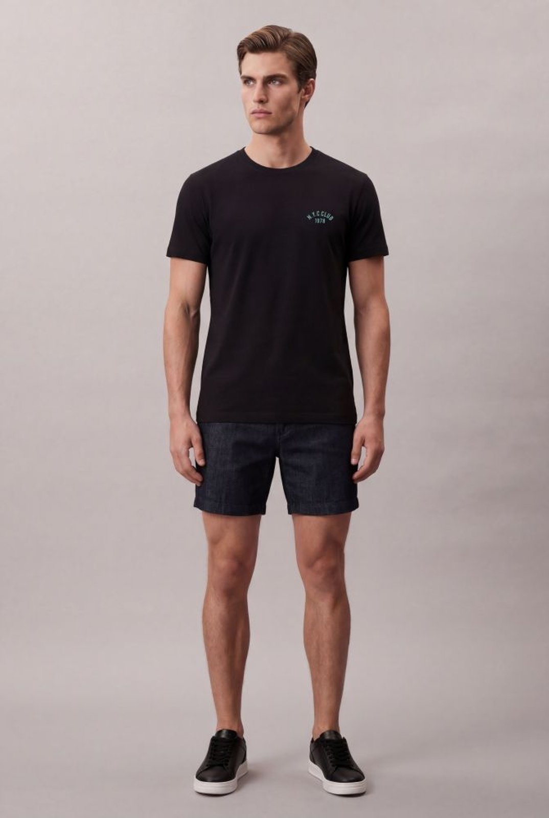 Camiseta Manga Curta Calvin Klein Jeans Masculino Nyc Club - Preto Calvin Klein Jeans
