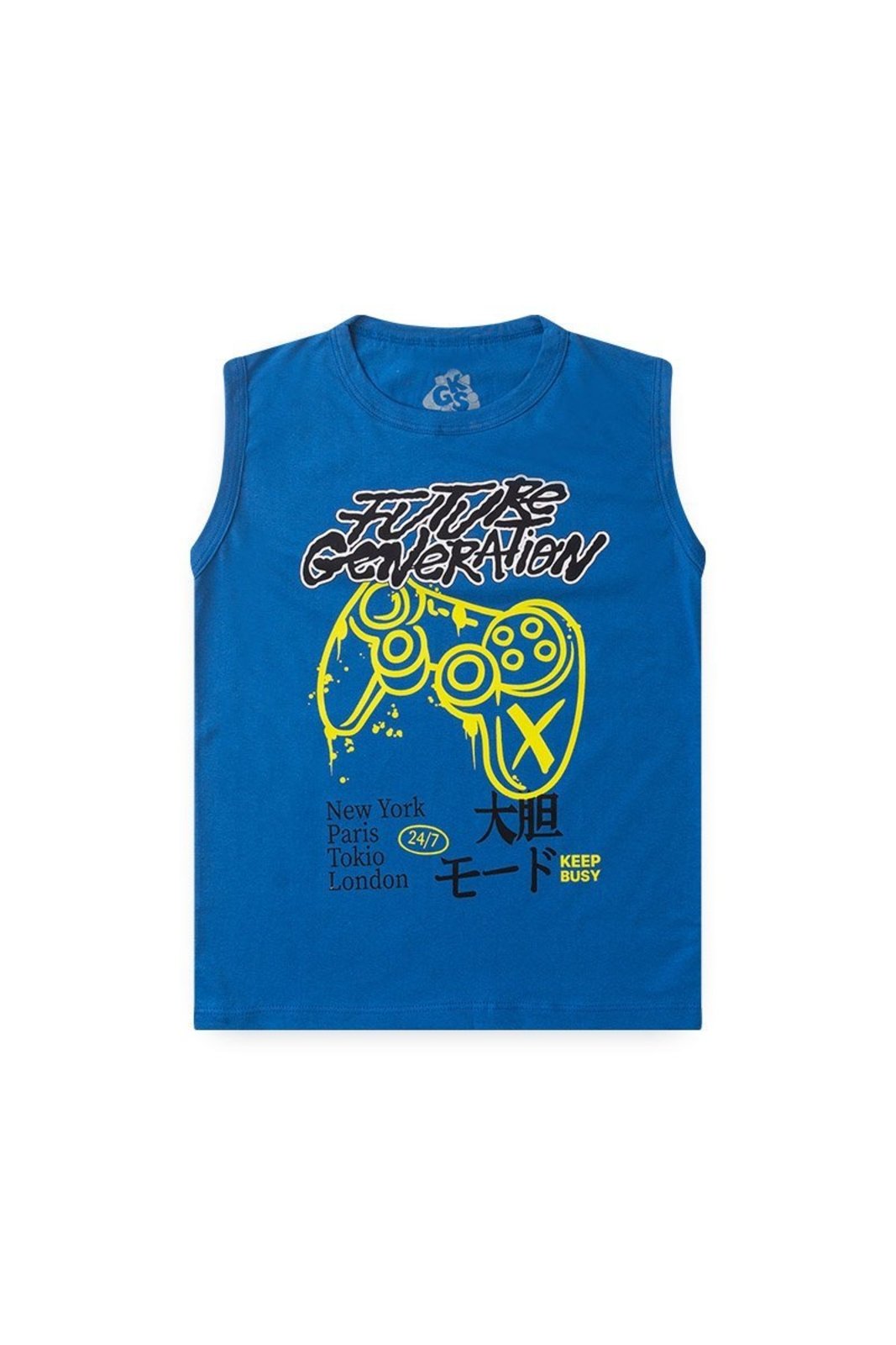 Infantil - Conjunto de Verão para Menino Regata e Bermuda Game - GKS