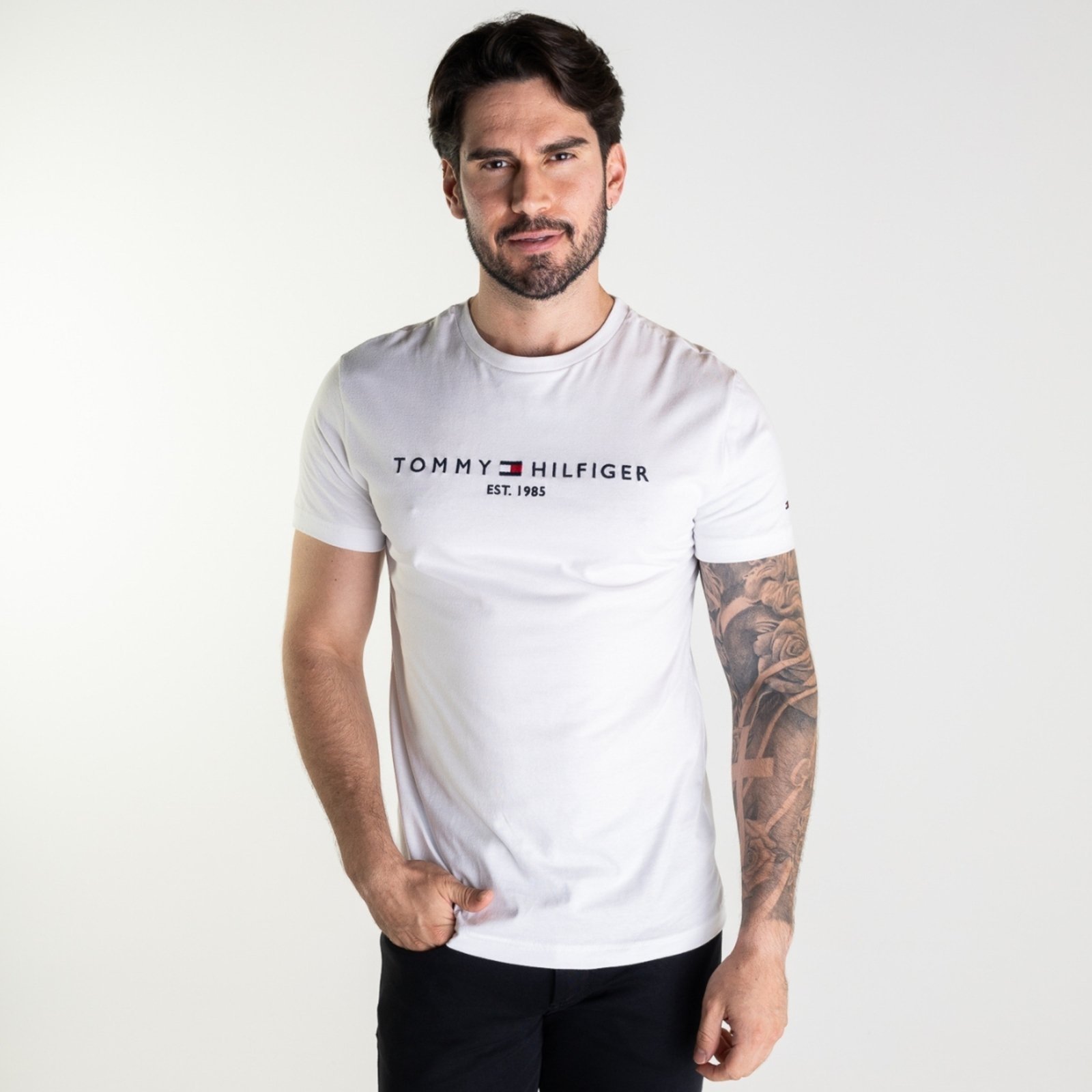 Vista 2 Camiseta Tommy Hilfiger 1985 Branca branco Tommy Hilfiger branco