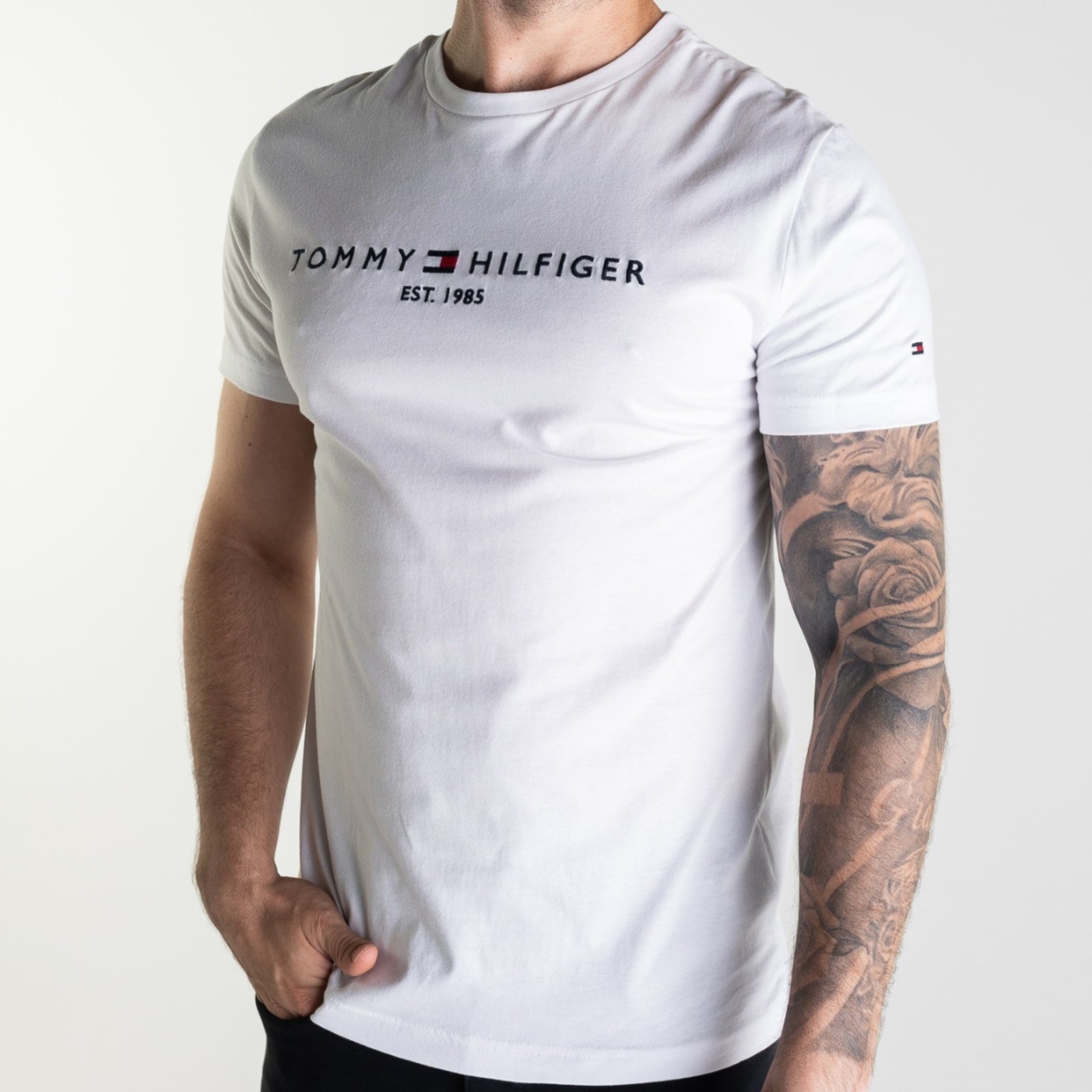 Vista 3 Camiseta Tommy Hilfiger 1985 Branca branco Tommy Hilfiger branco