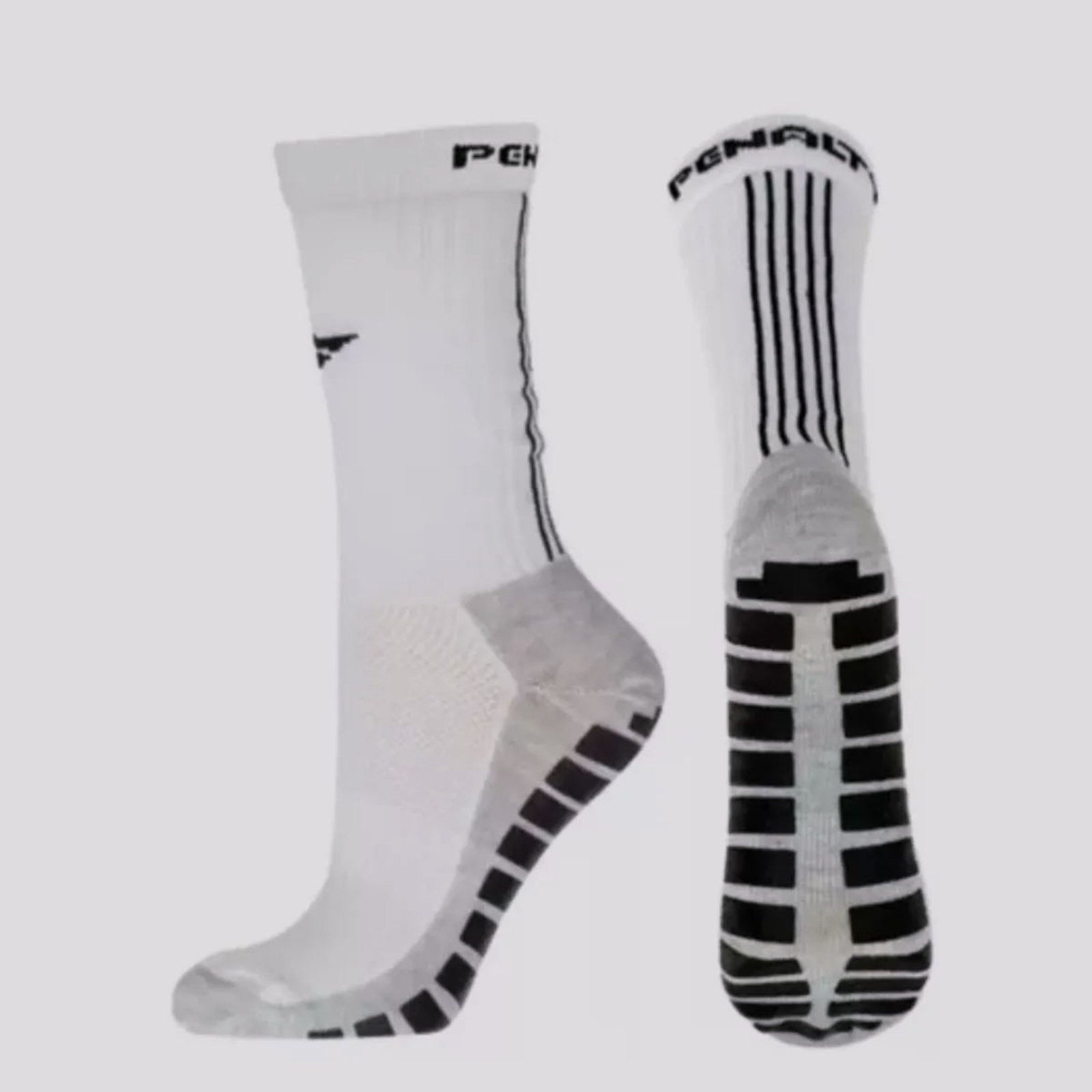 Vista 2 Meia Penalty Grip Antiderrapante Branca branco Penalty branco