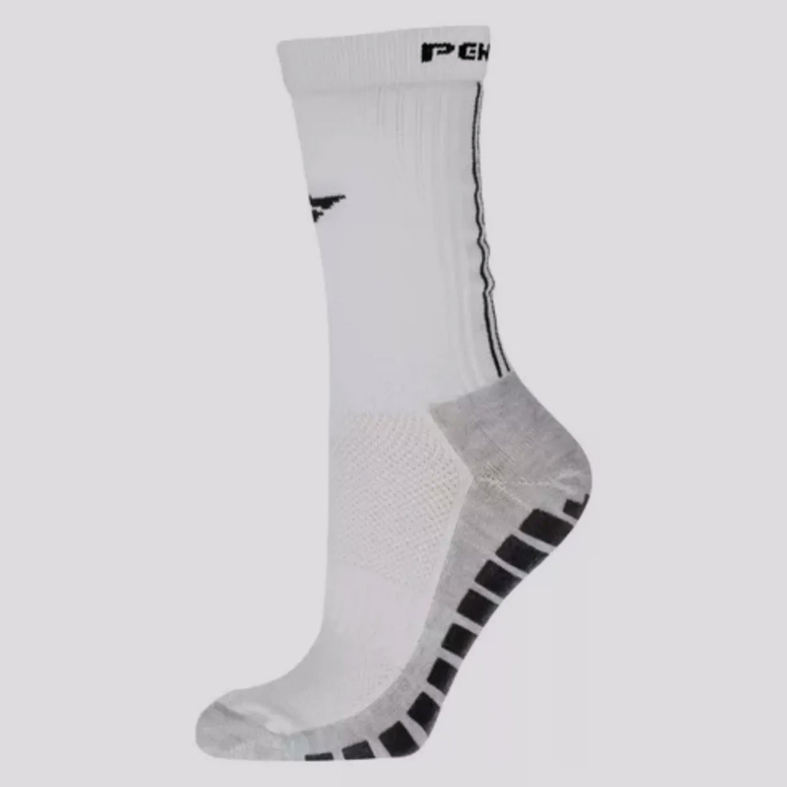 Vista 3 Meia Penalty Grip Antiderrapante Branca branco Penalty branco