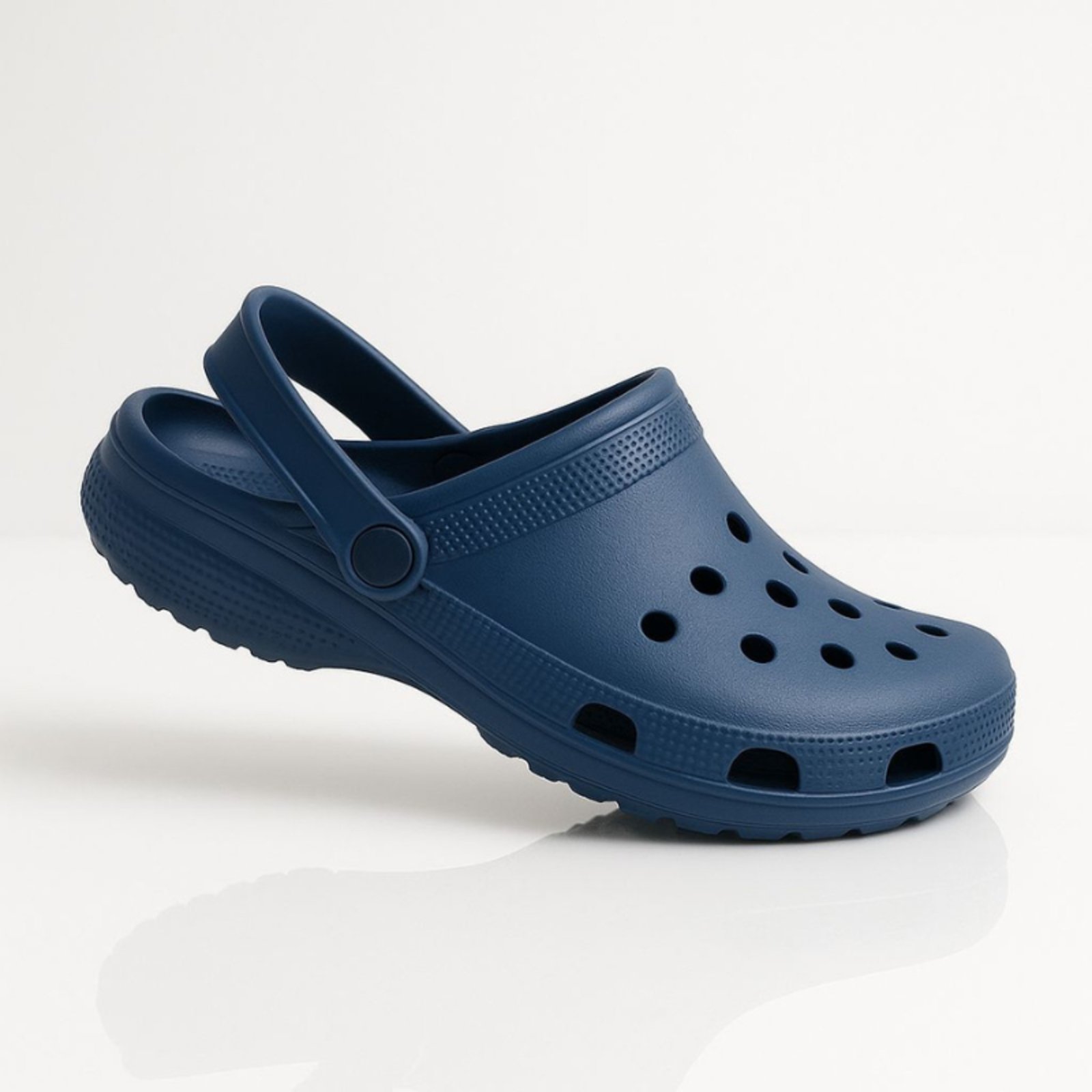 Chinelo Feminino Miuzzi Azul Marinho Confortável Com Alça Para Ajuste Em EVA