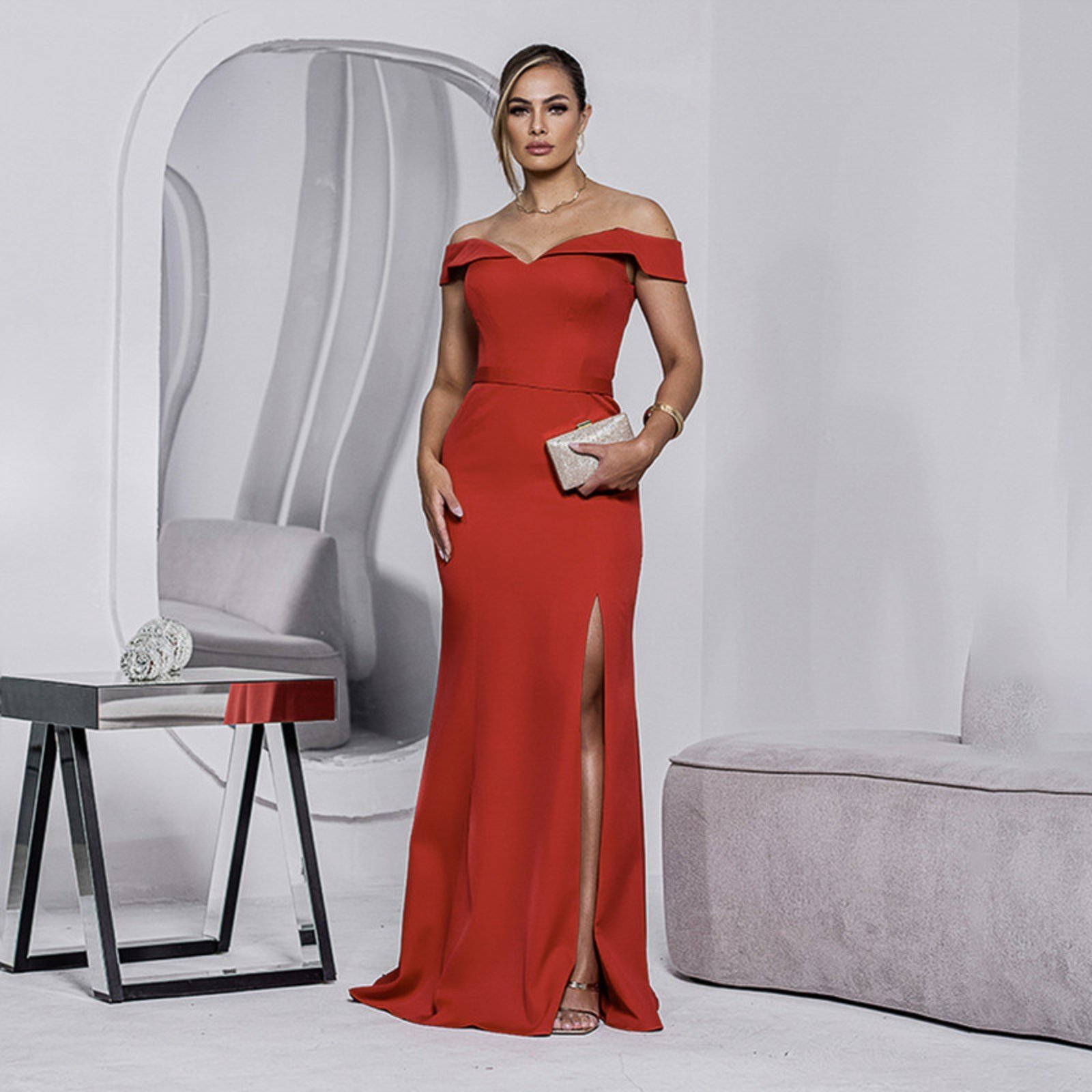 Vestido Auston Solandra Vermelho