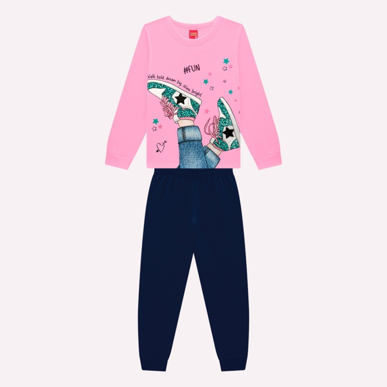 Infantil - Conjunto Menina Estampa Kyly