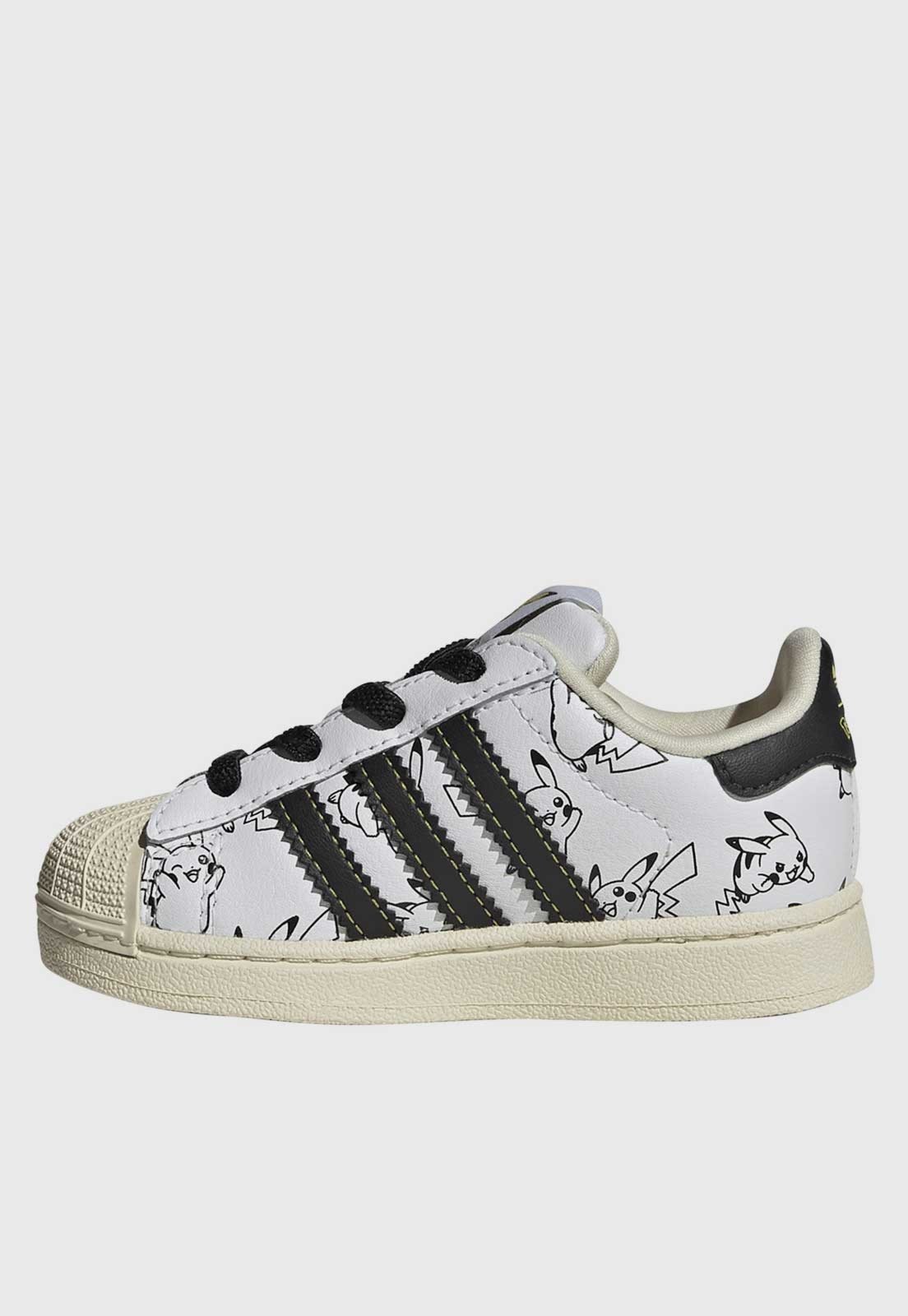 Infantil - Tênis adidas Originals Superstar I Pokémon Branco