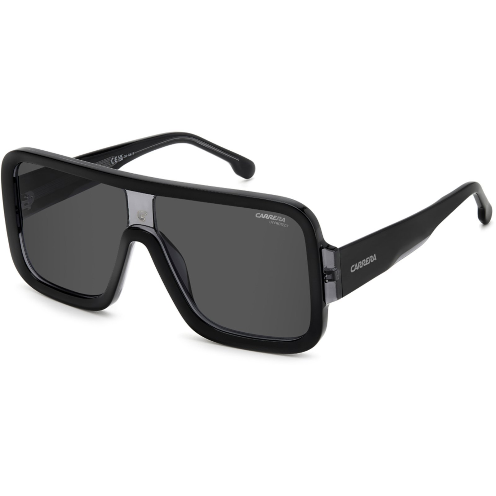 Vista 2 Óculos de Sol Carrera Flaglab 14 UIH 622K Masculino preto Carrera preto