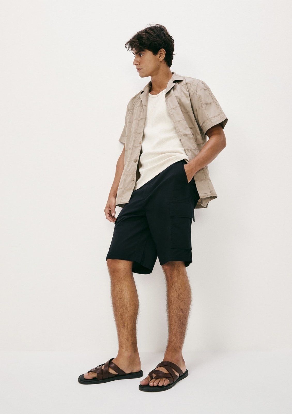 Bermuda Masculina Cargo Reta Hering