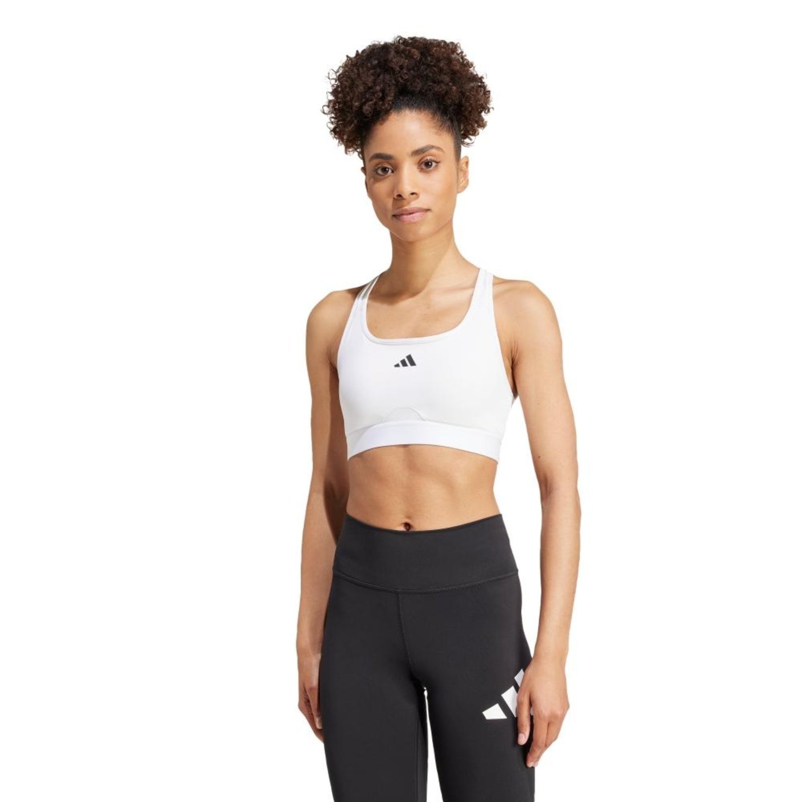 Top Esportivo Powerreact adidas Performance Branco
