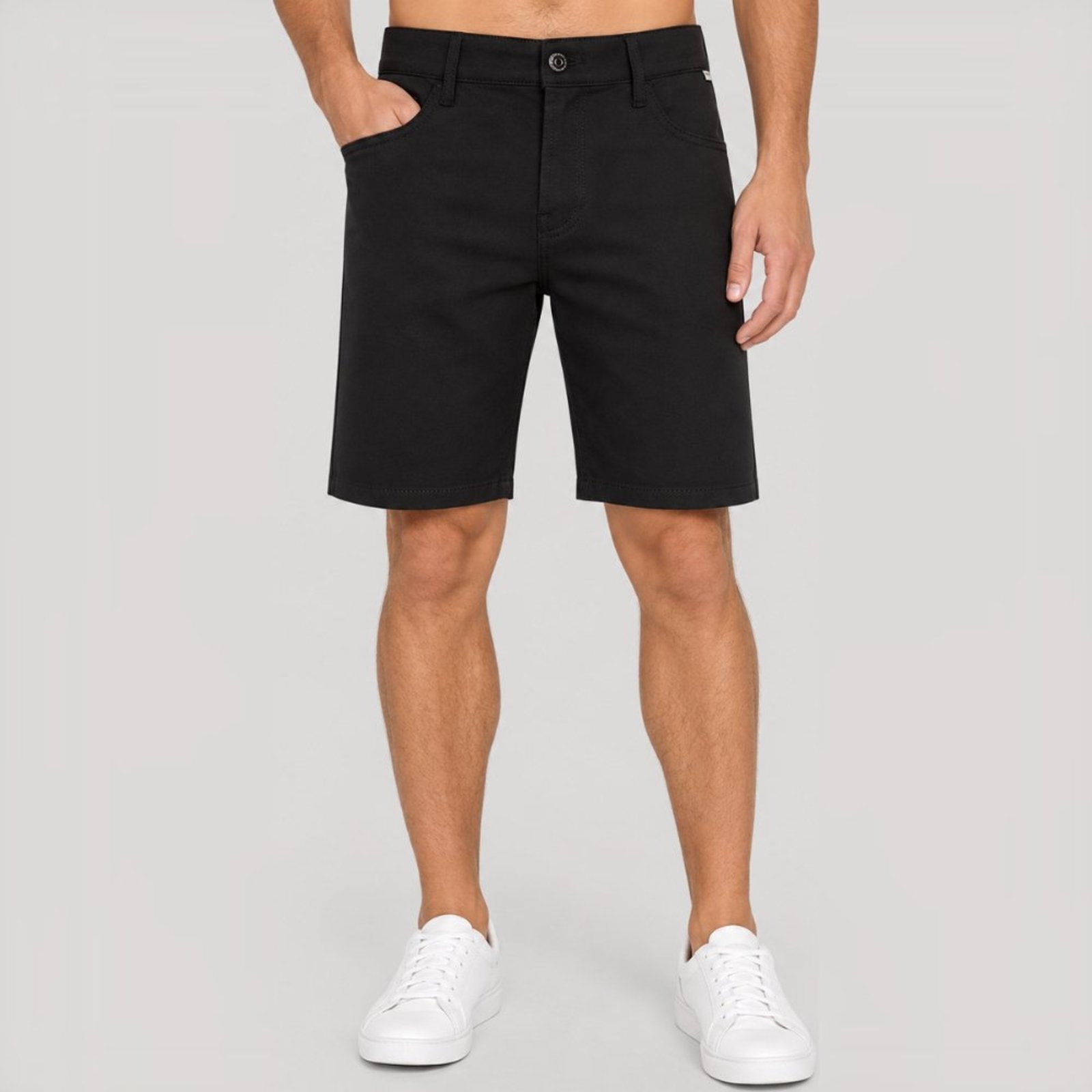 Bermuda John John Classic Olympia Ve27 Preto Masculino