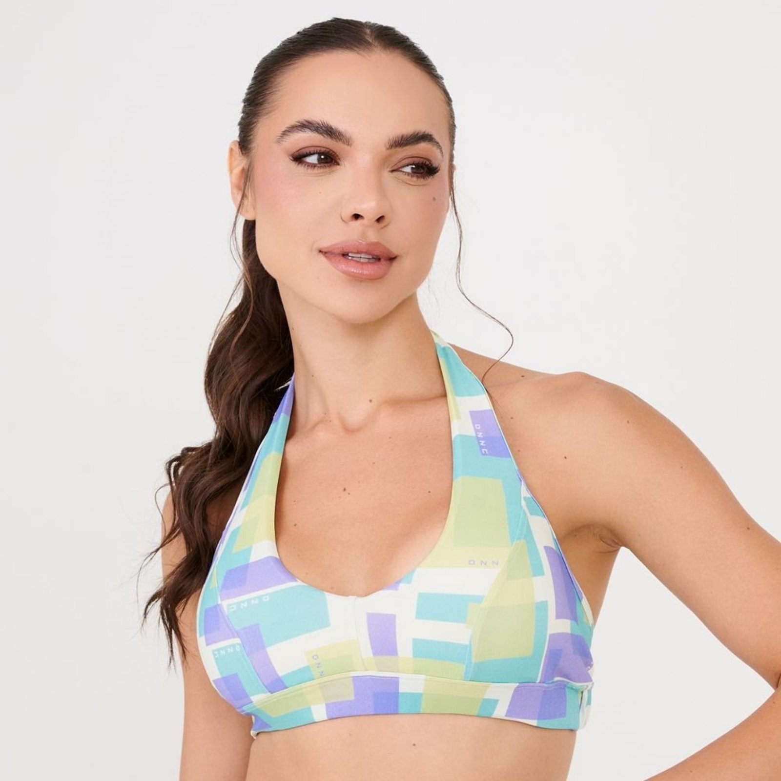 Top Frente Única Estampa Relax Poliamida Soft Donna Carioca
