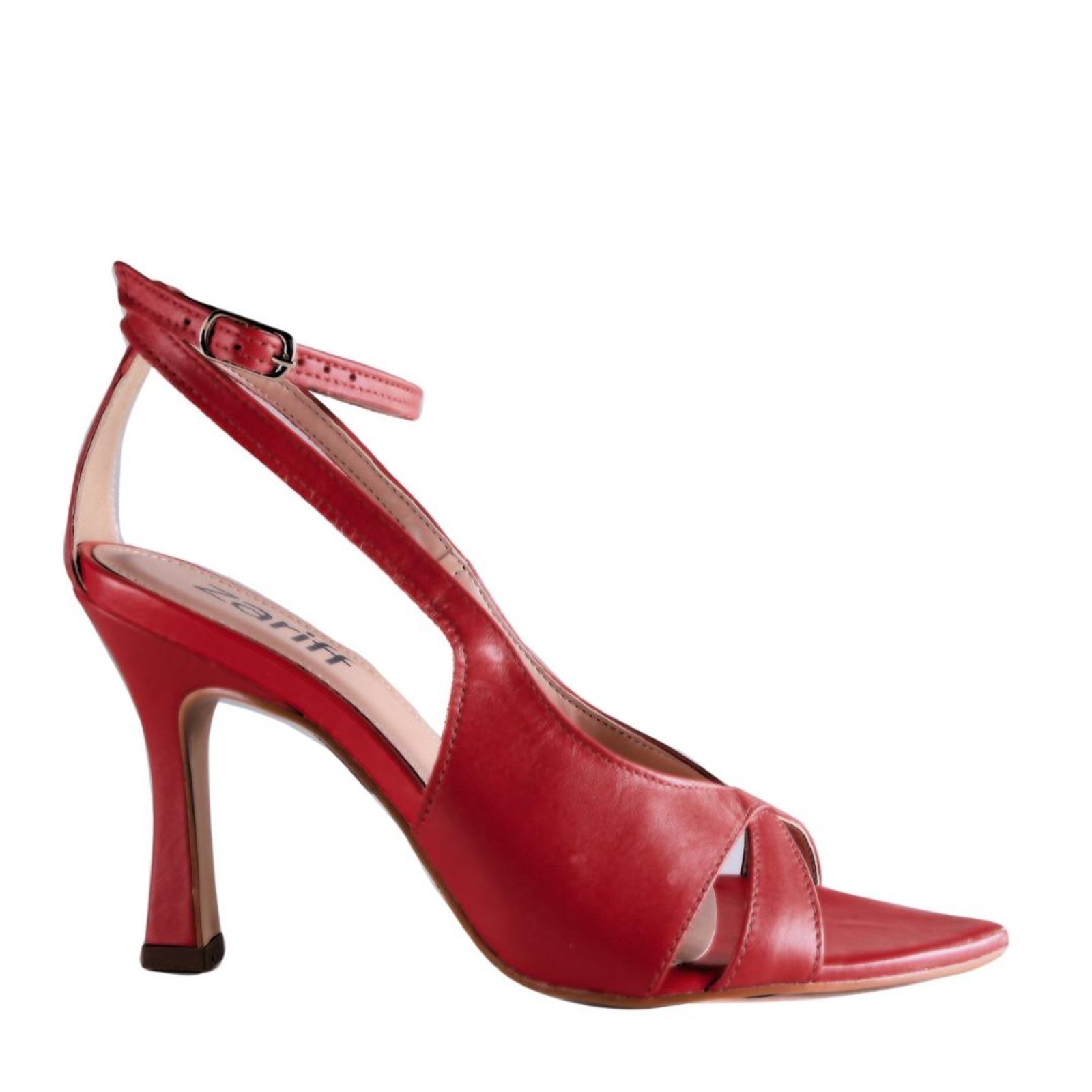 Sandália Feminina Zariff 76.102 Vermelho Incolor