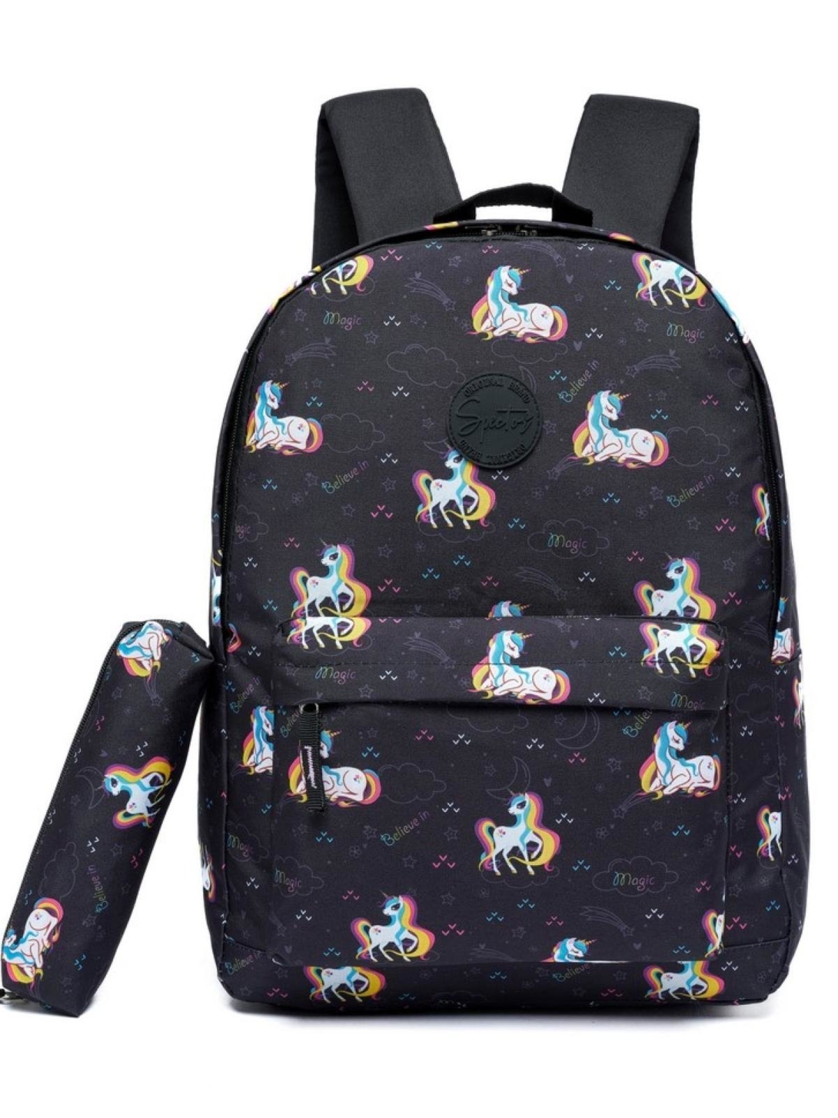 Infantil – Mochila Feminina Spector Trabalho Reforçada Faculdade Original Preto
