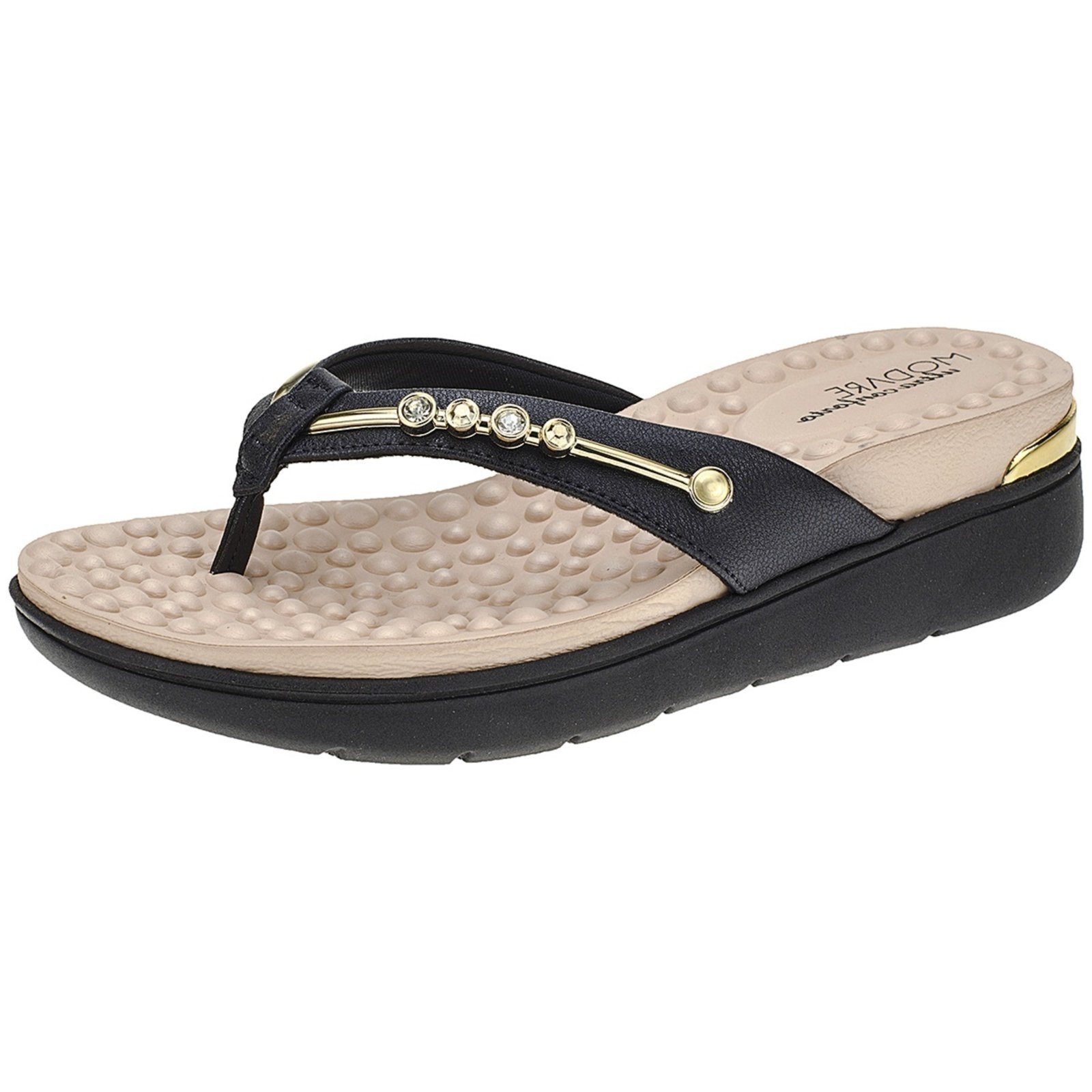 Chinelo Plataforma Sandália Ortopédico Modare