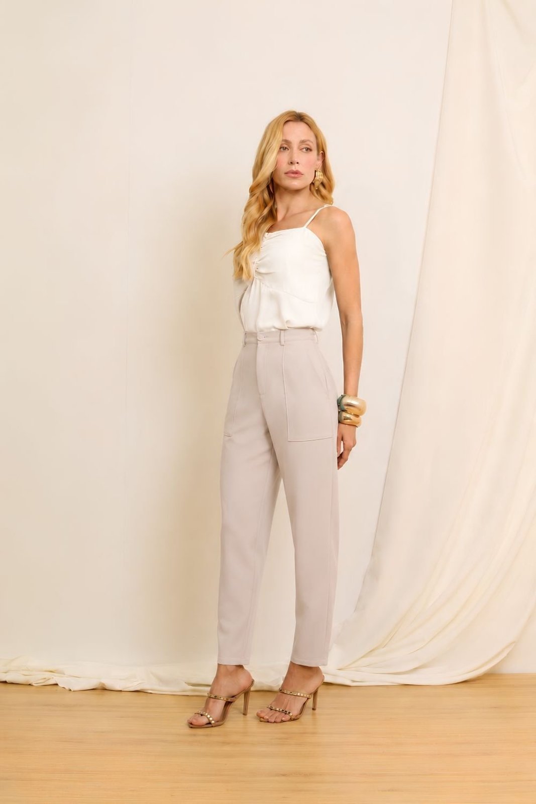 Blusa Vanibele Regatinha Off White