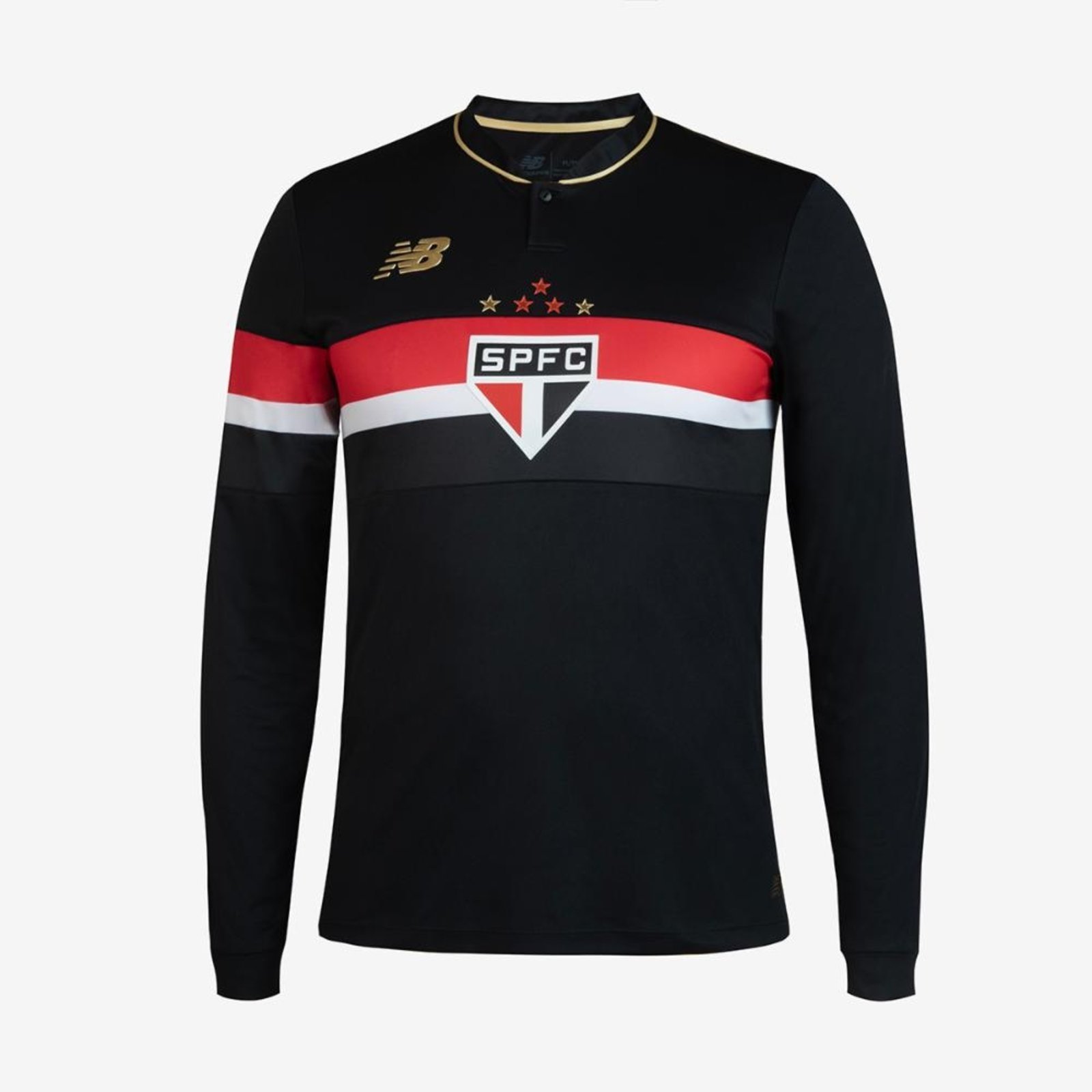 Vista 2 Camisa Manga Longa Comemorativa Spfc 2025 Masculina New Balance incolor New Balance incolor