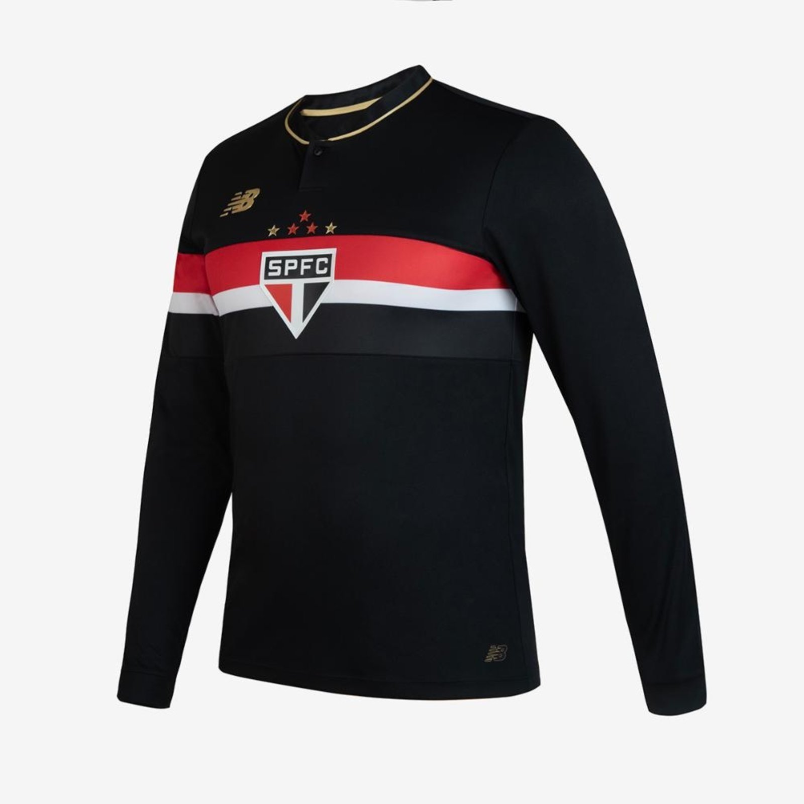 Vista 3 Camisa Manga Longa Comemorativa Spfc 2025 Masculina New Balance incolor New Balance incolor