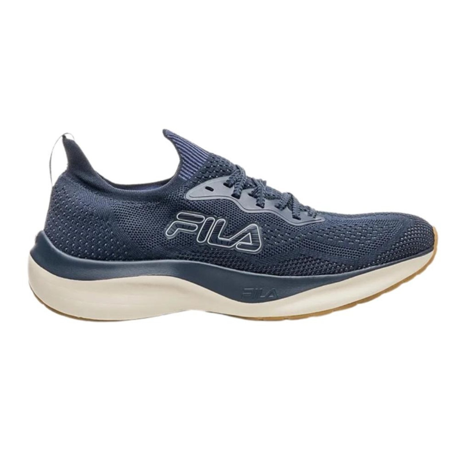 Vista 2 Tênis Fila Go Trainer Masculino - Marinho/prata/verde New Balance azul verde New Balance azul verde