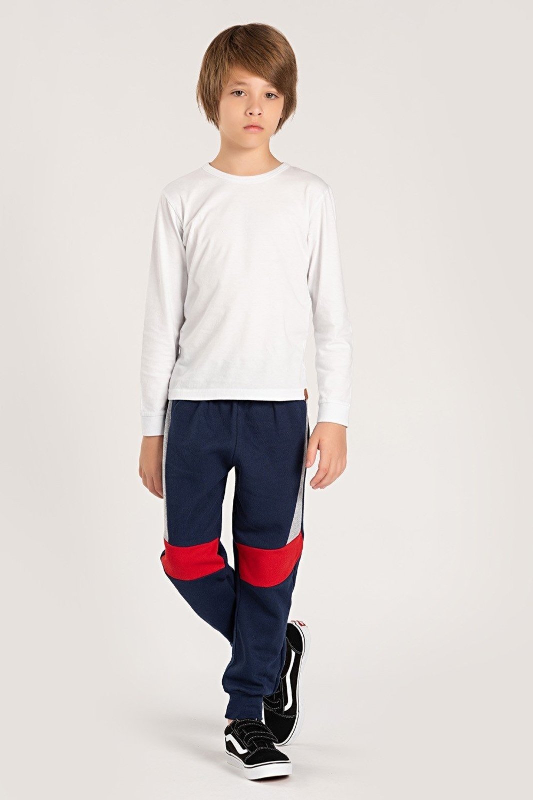 Infantil - Calça Moletom Menino c/ Recortes